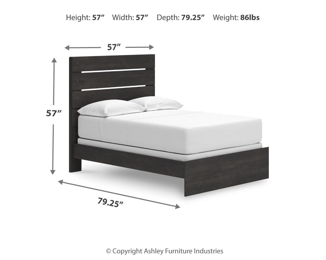 Hollivern Full Panel Bed