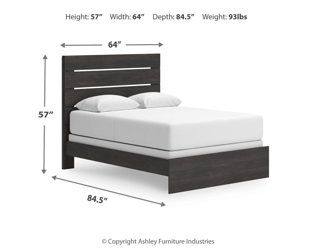 Hollivern Queen Panel Bed