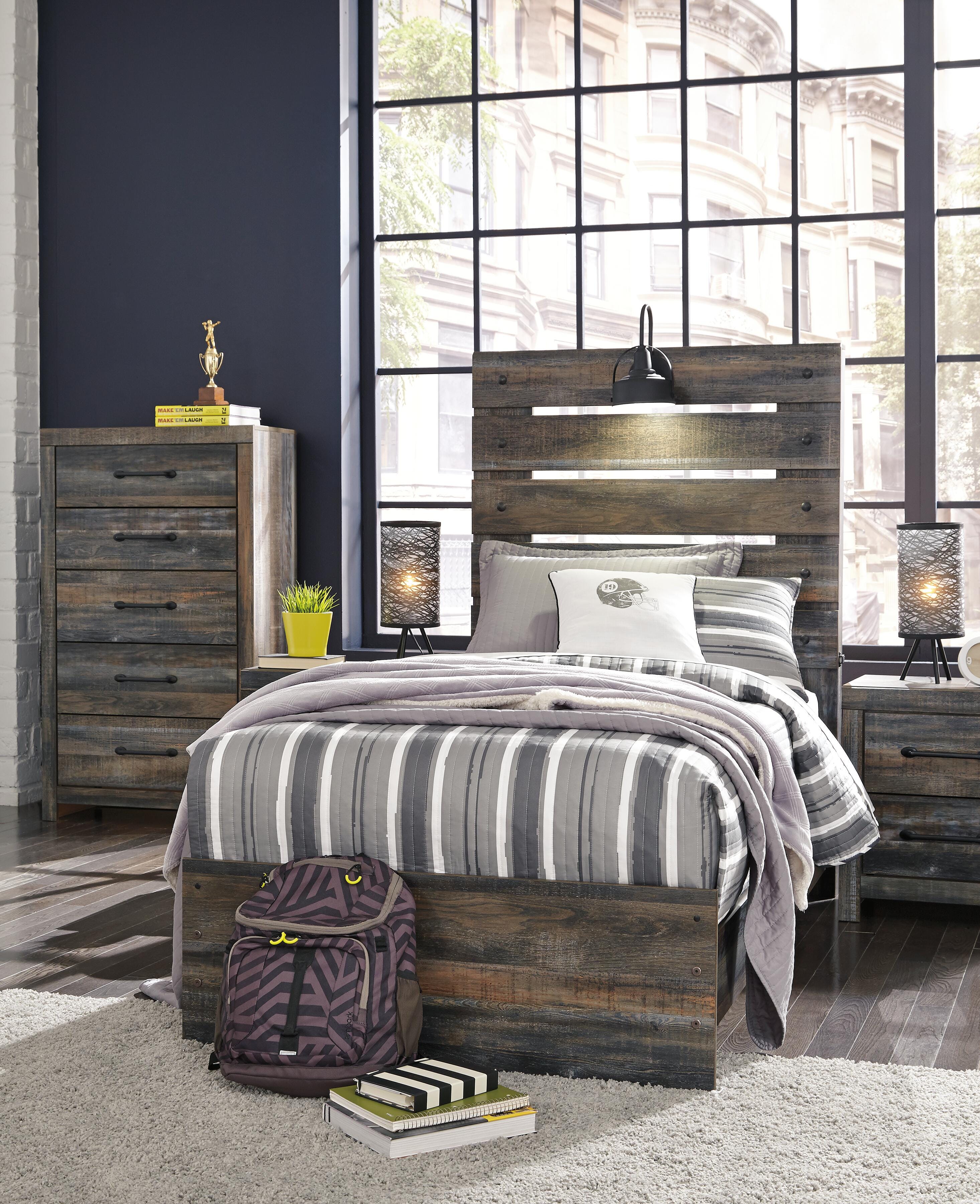 Drystan Twin Panel Bed