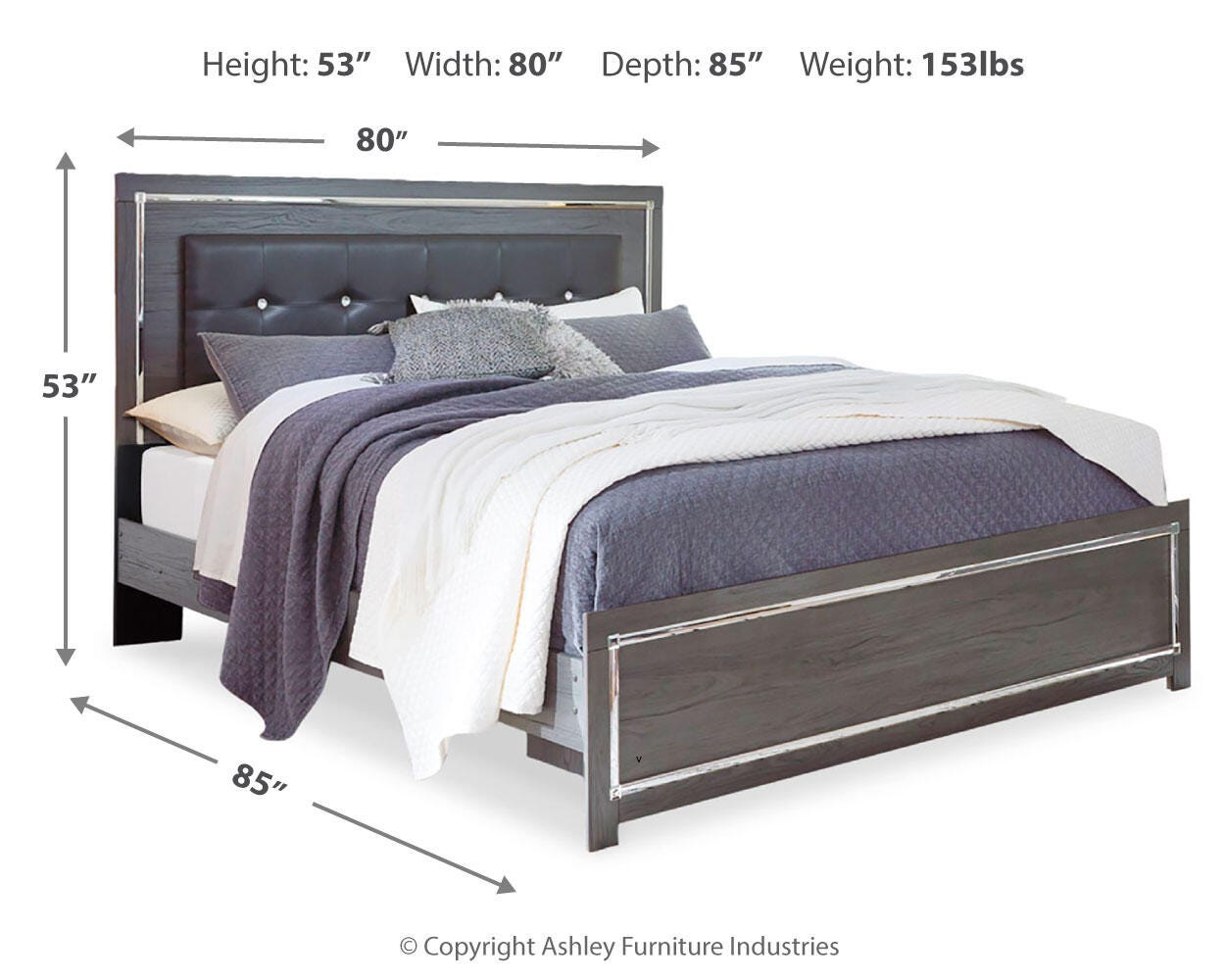 Lodanna King Panel Bed