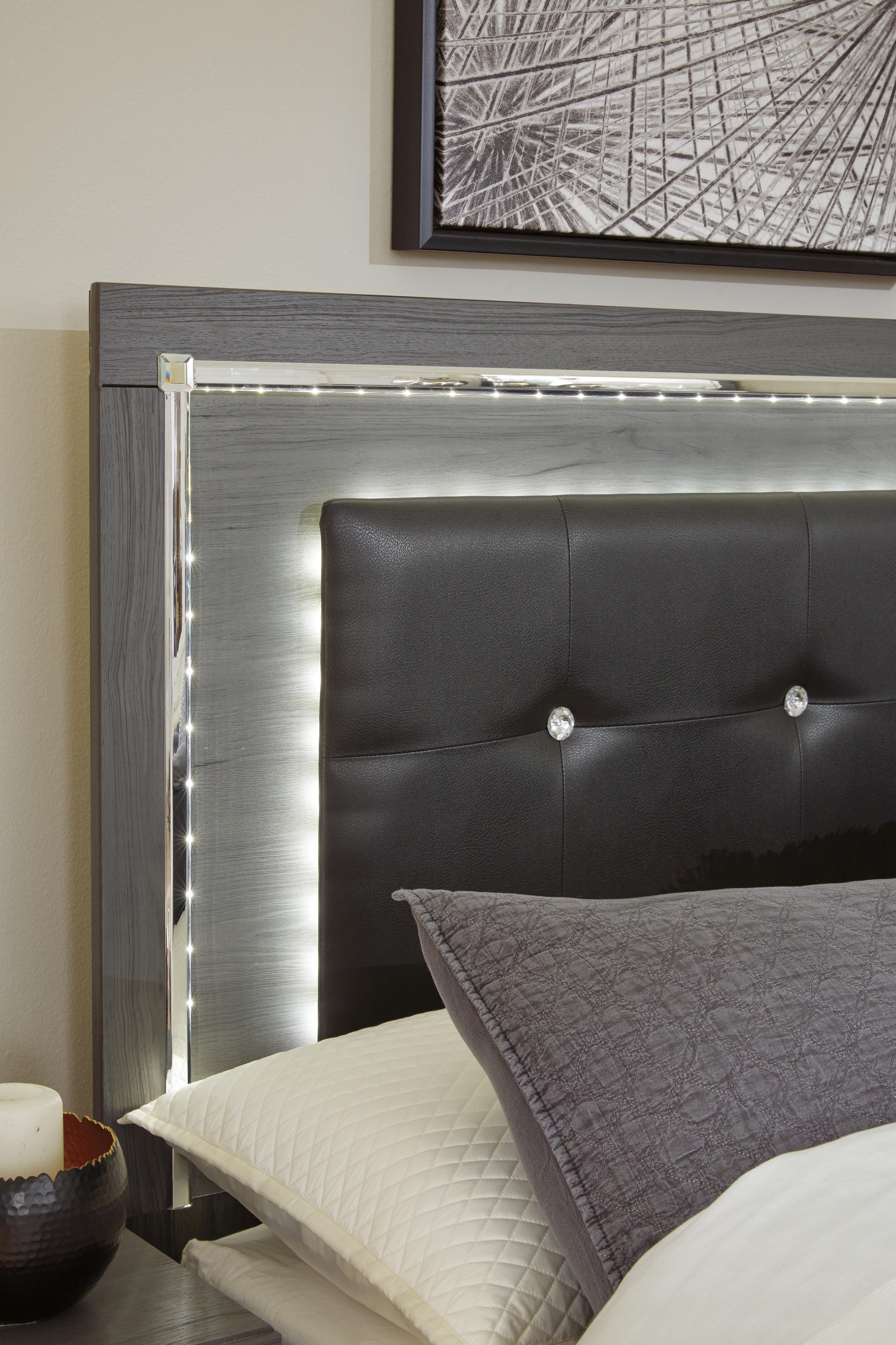 Lodanna King Panel Bed with 2 Storage Drawers