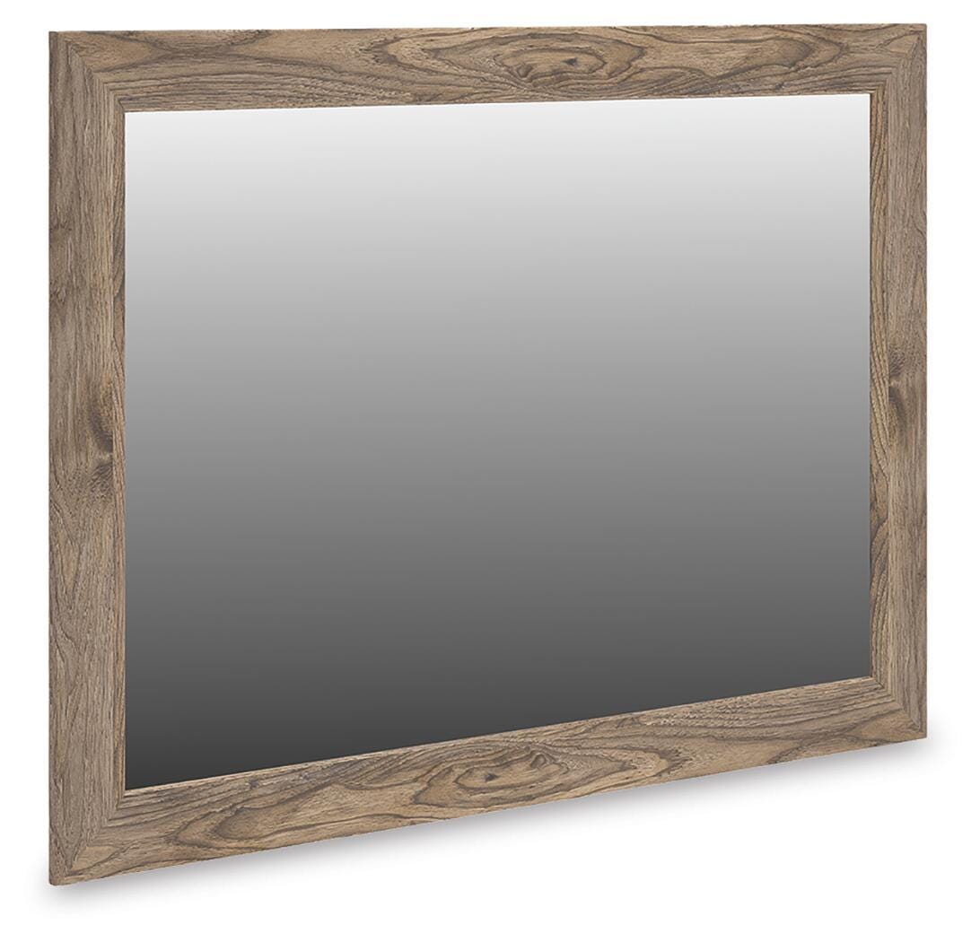 Dar Furniture - Ashley Furniture - Rusticott Bedroom Mirror - Bedroom Mirror / Brown - PCB2260-36
