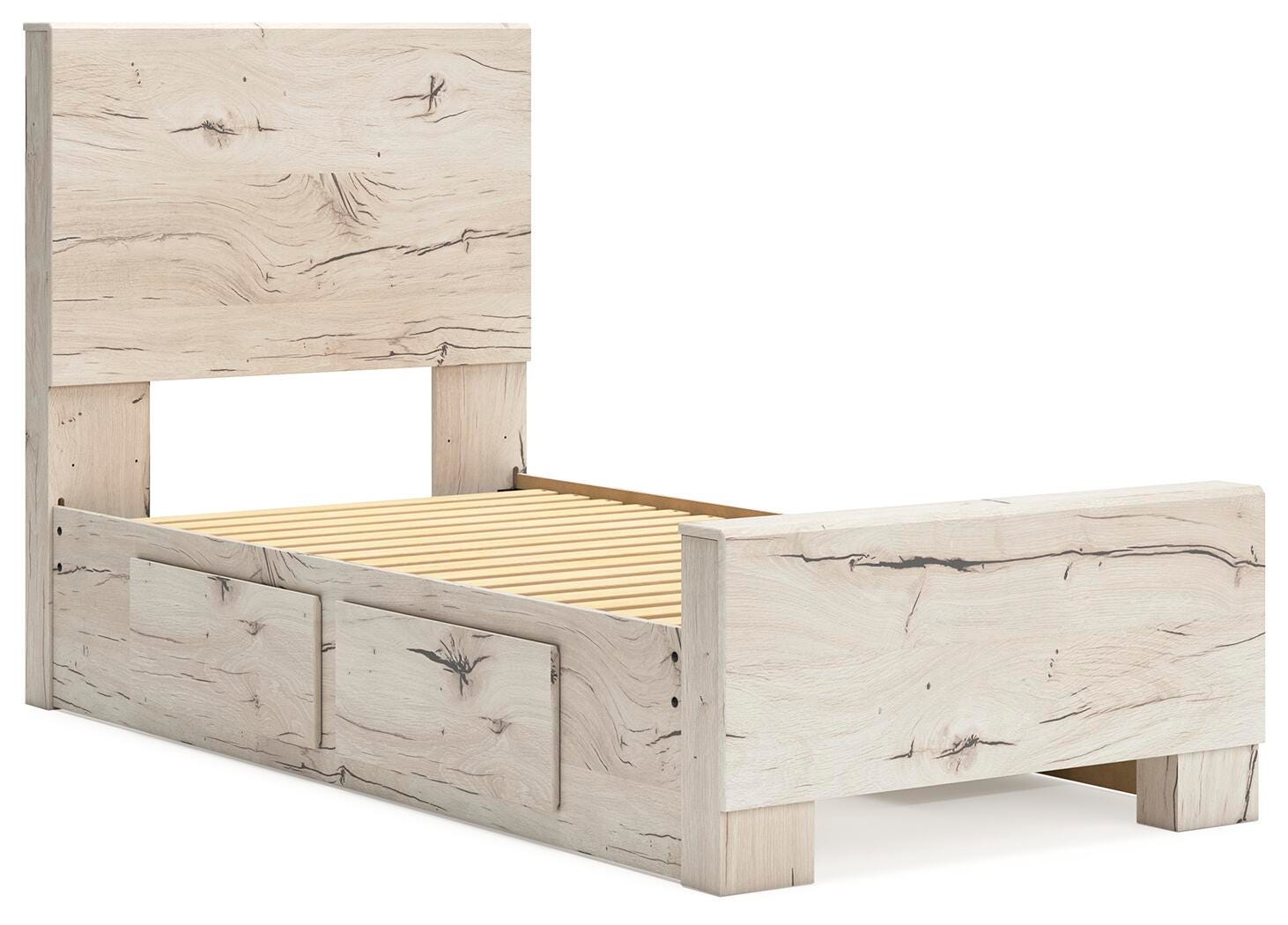 Lawroy Twin Panel Bed with Storage