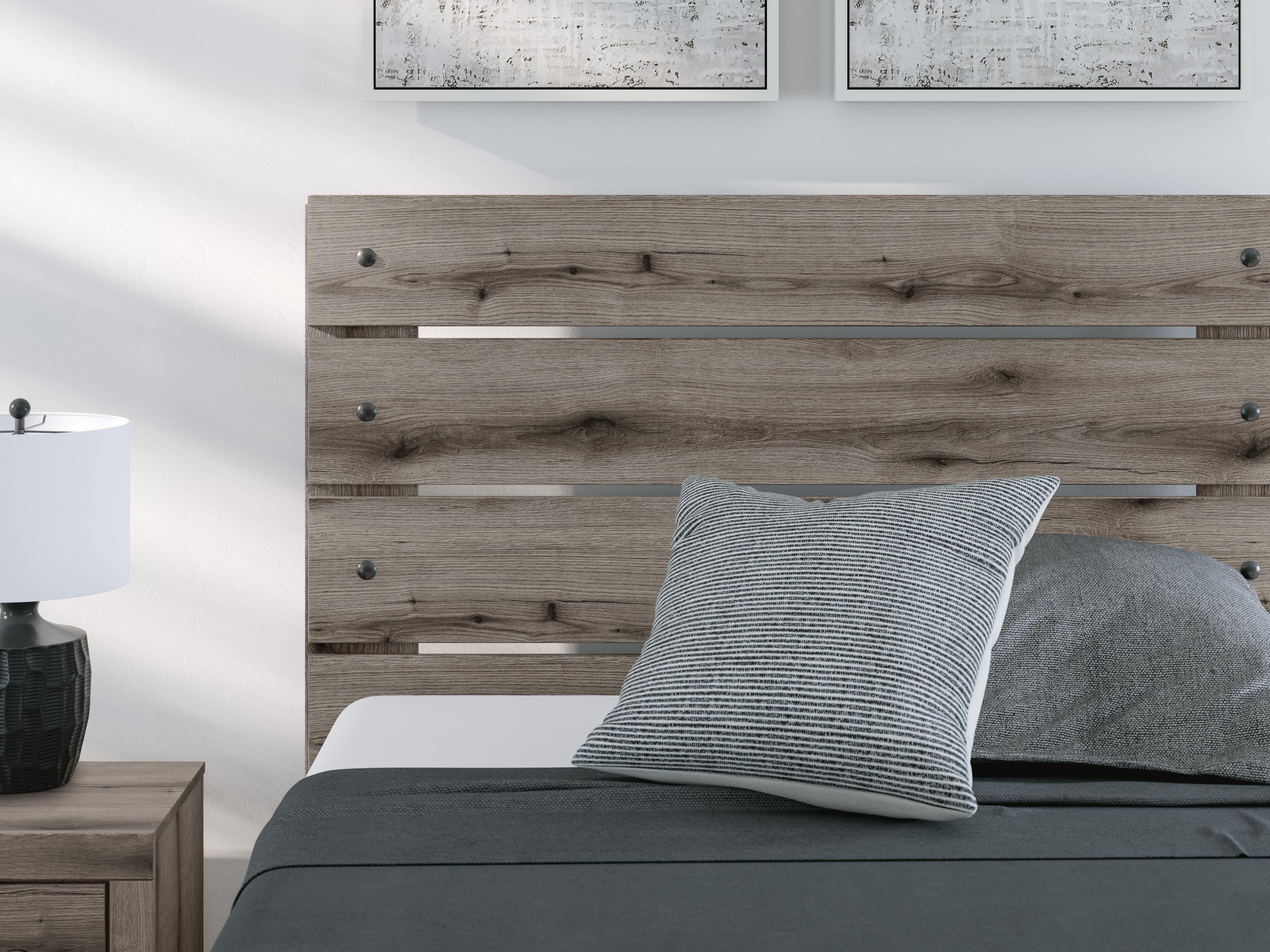 Graystorm Full Panel Storage Bed