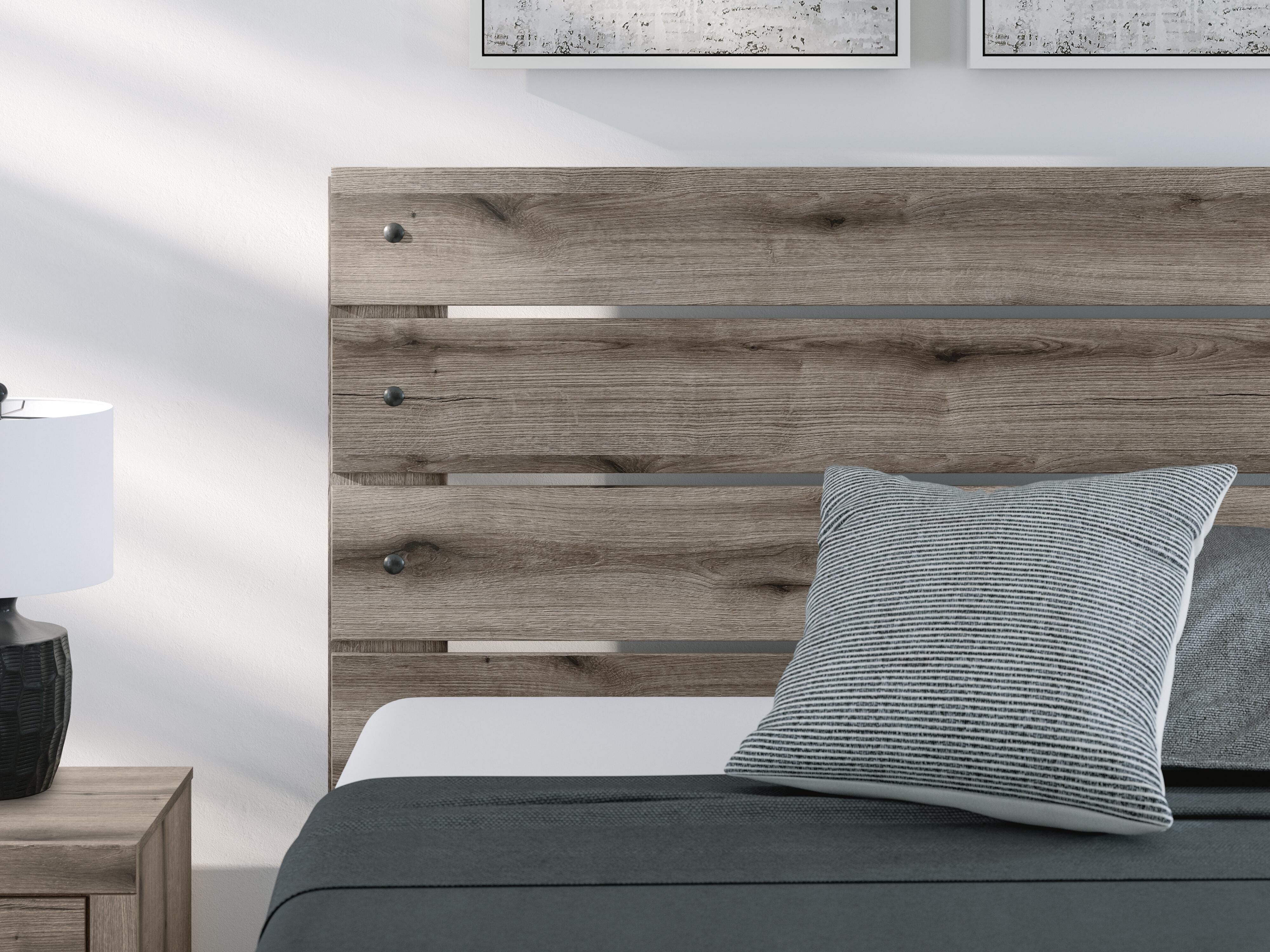 Graystorm Queen Panel Bed