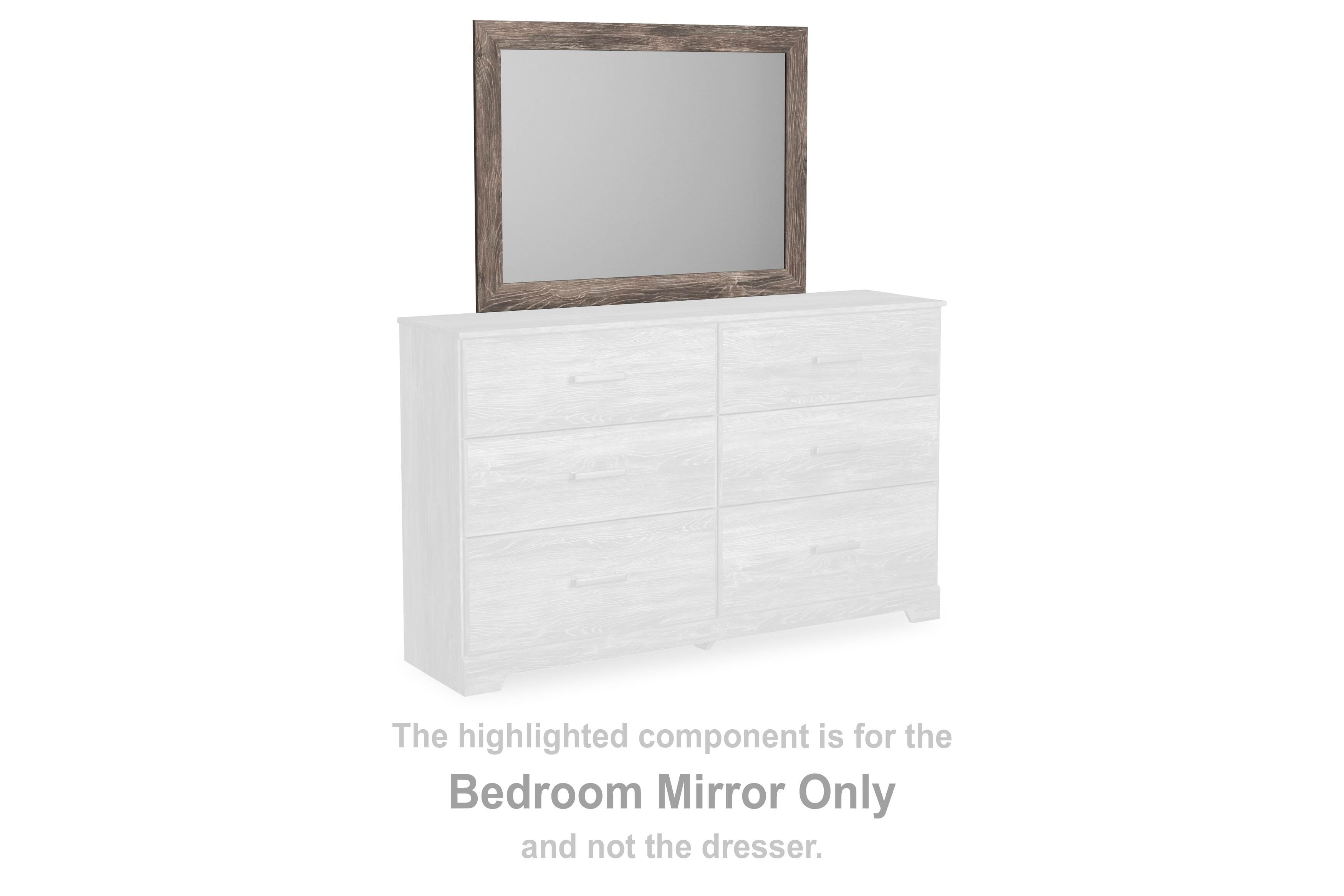 Dar Furniture - Ashley Furniture - Ralinksi Bedroom Mirror - Bedroom Mirror / Gray - B2587-36