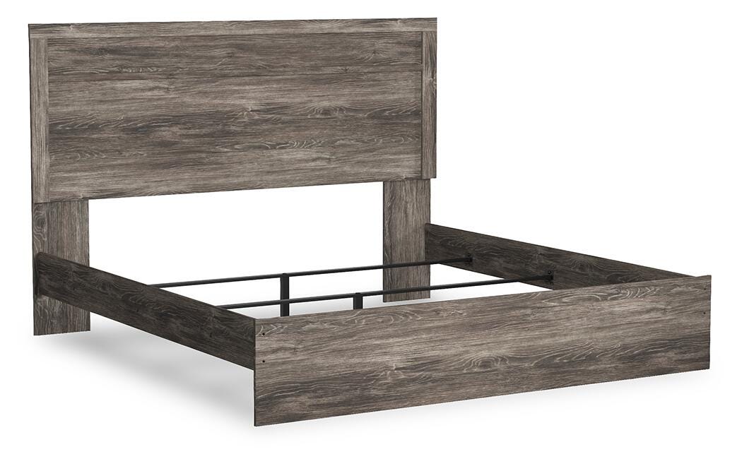 Dar Furniture - Ashley Furniture - Ralinksi King Panel Bed - King Panel Bed / Gray - B2587B3