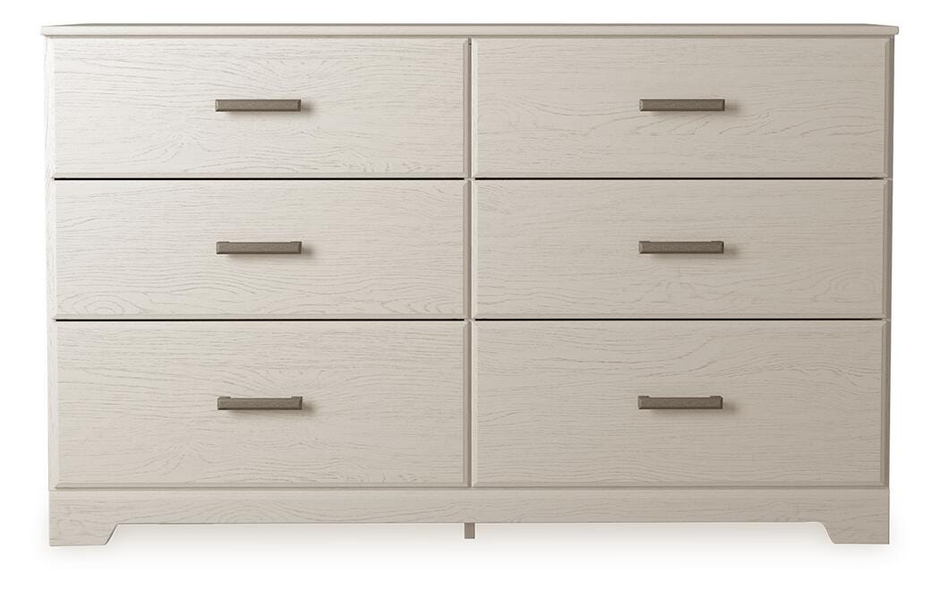 Dar Furniture - Ashley Furniture - Stelsie Dresser - Six Drawer Dresser / White - B2588-31