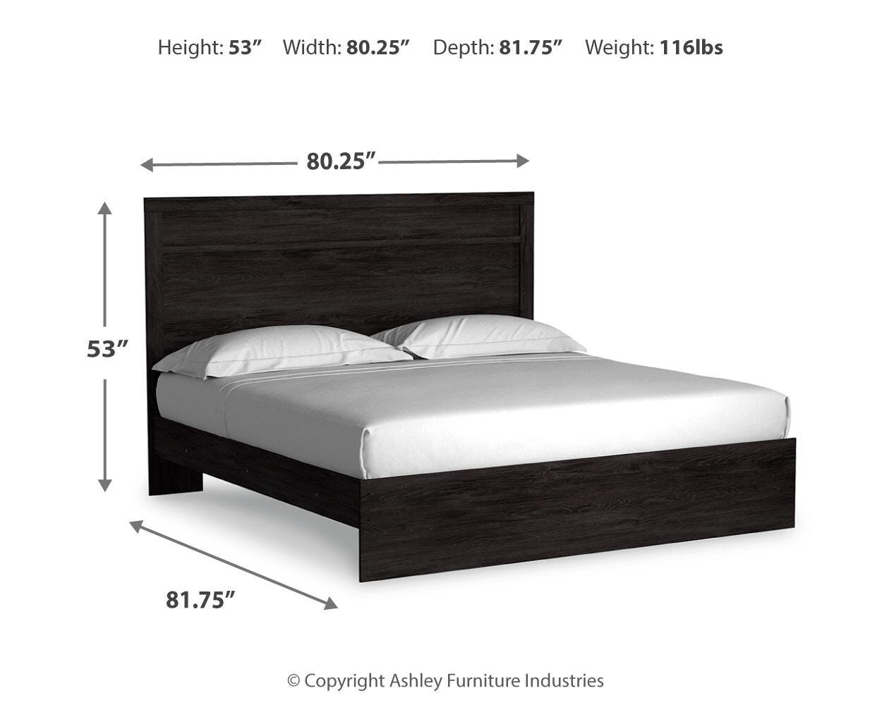 Belachime King Panel Bed, Dresser, Mirror, Chest and Nightstand