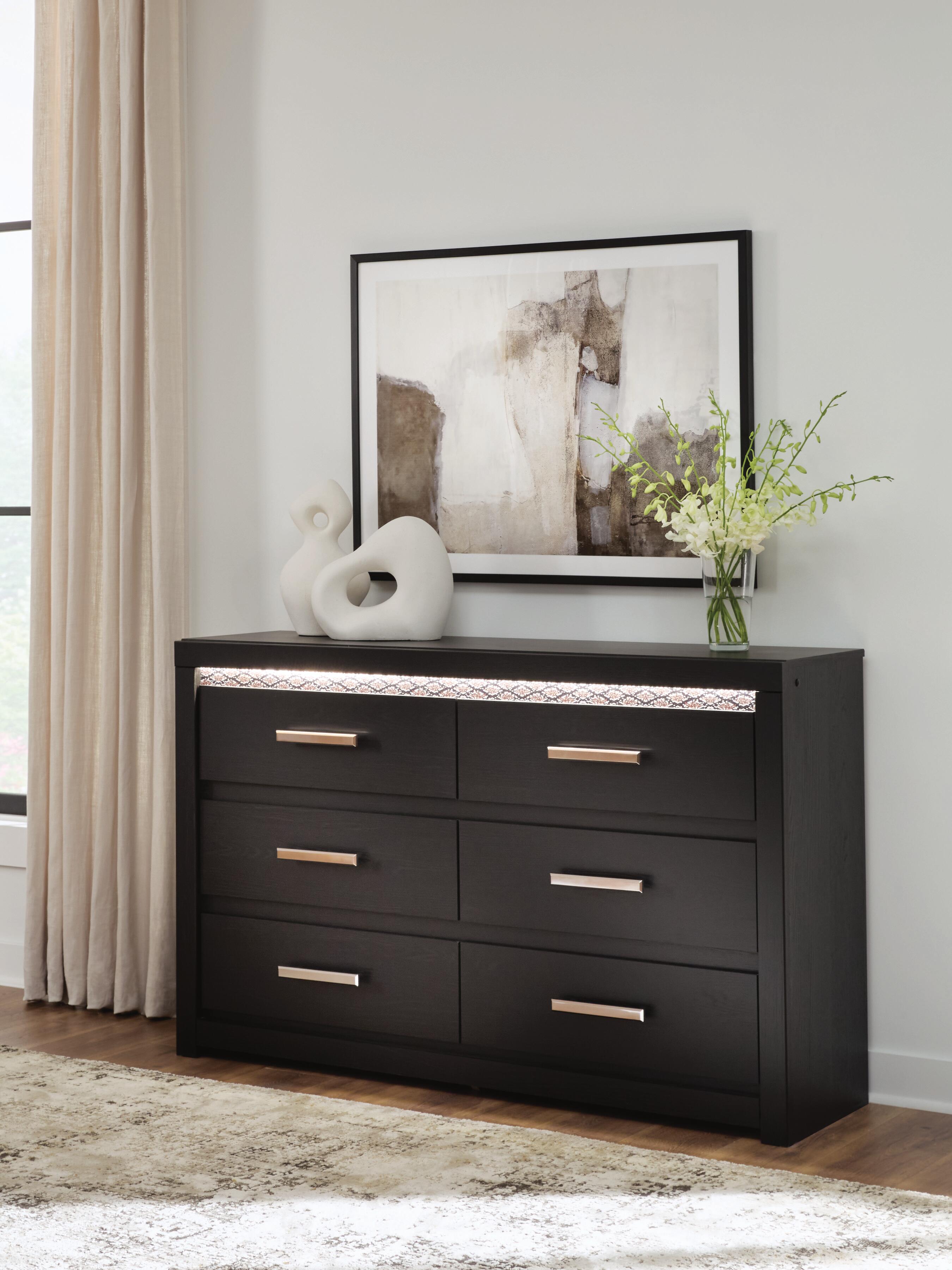 Dar Furniture - Ashley Furniture - Shoralli Dresser - Six Drawer Dresser - B2611-31