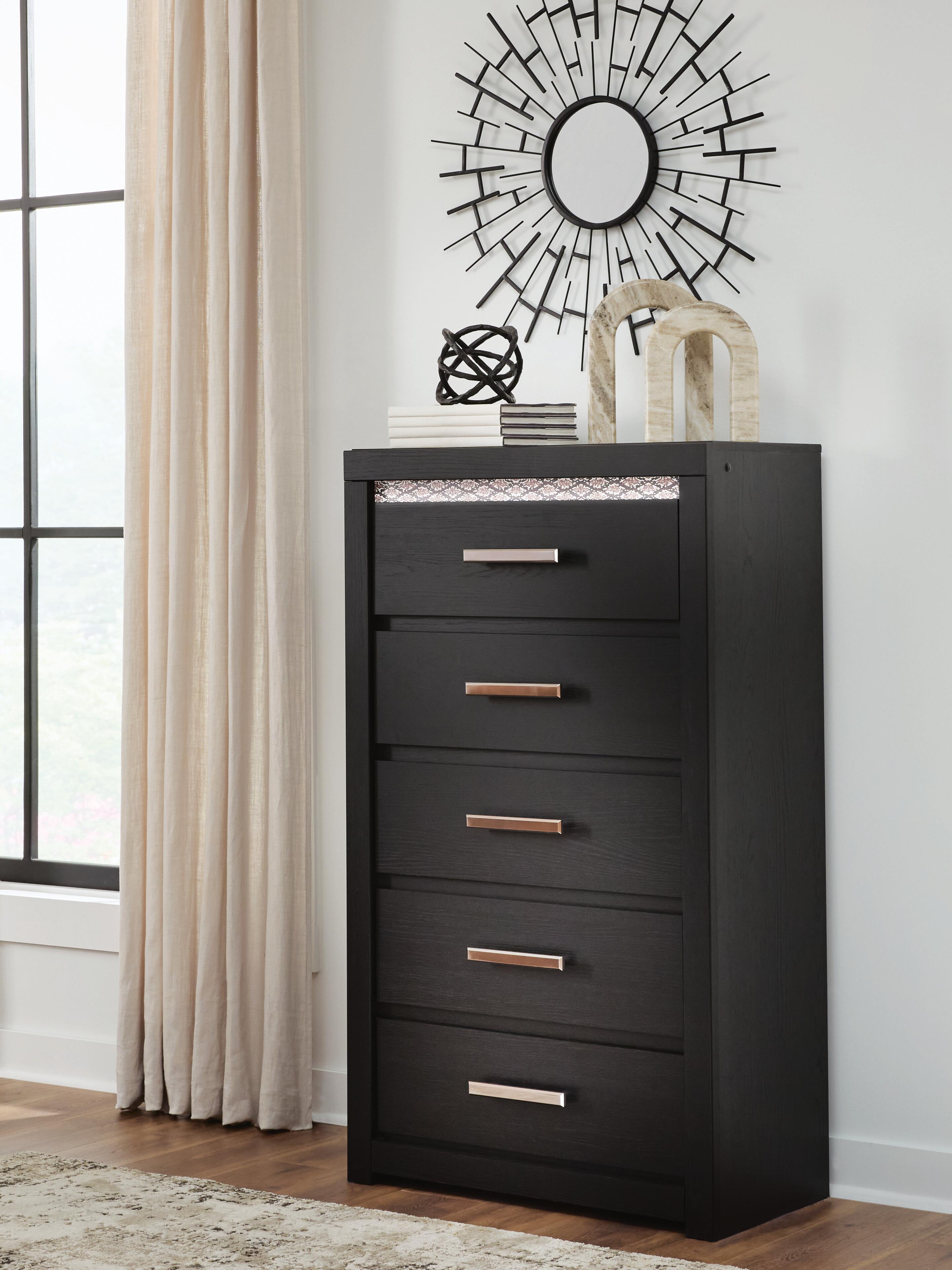Dar Furniture - Ashley Furniture - Shoralli Chest of Drawers - Five Drawer Chest - B2611-46