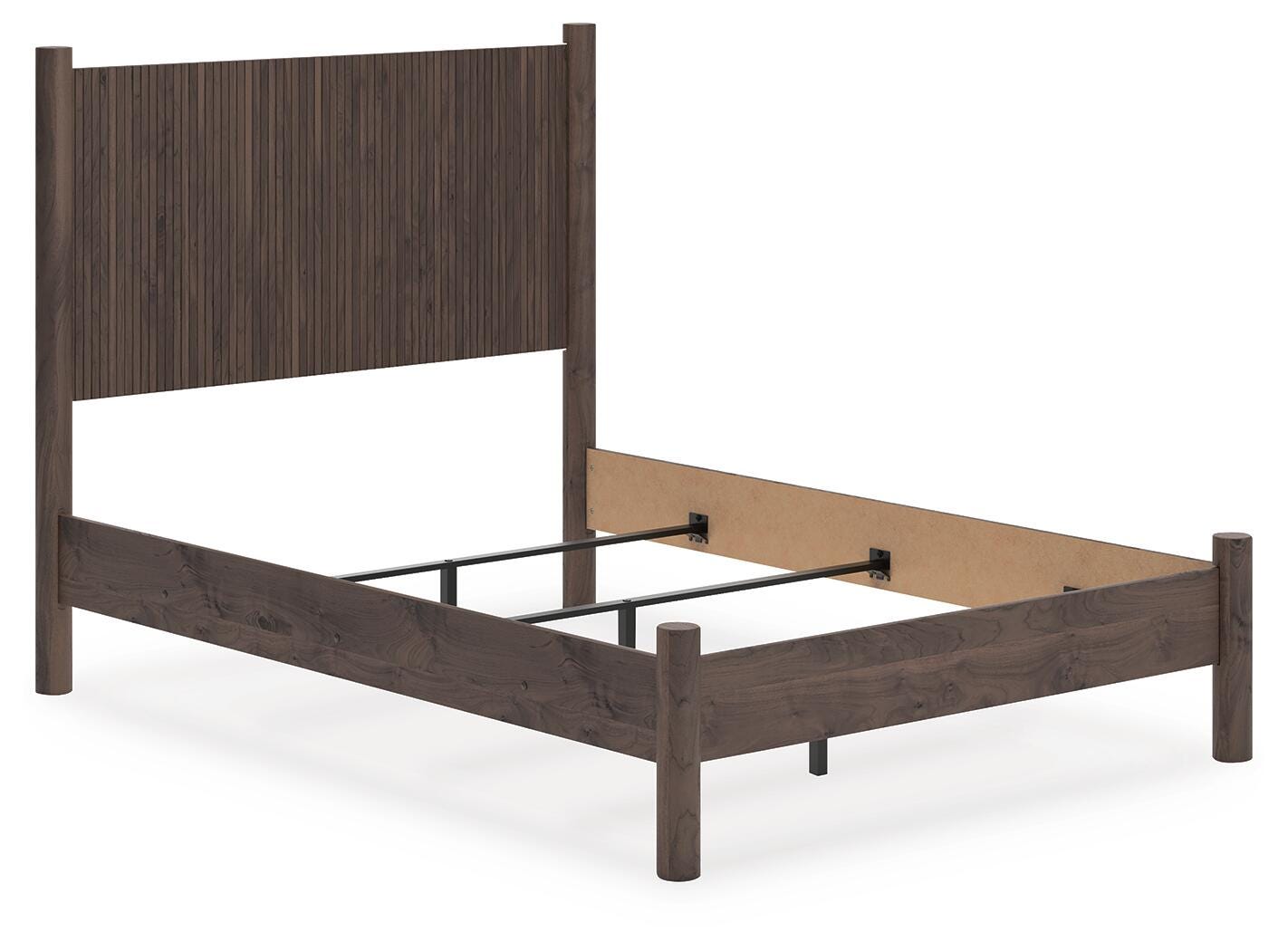 Dar Furniture - Ashley Furniture - Pamytta Full Panel Bed - Full Panel Bed / Brown - PCB2614B16