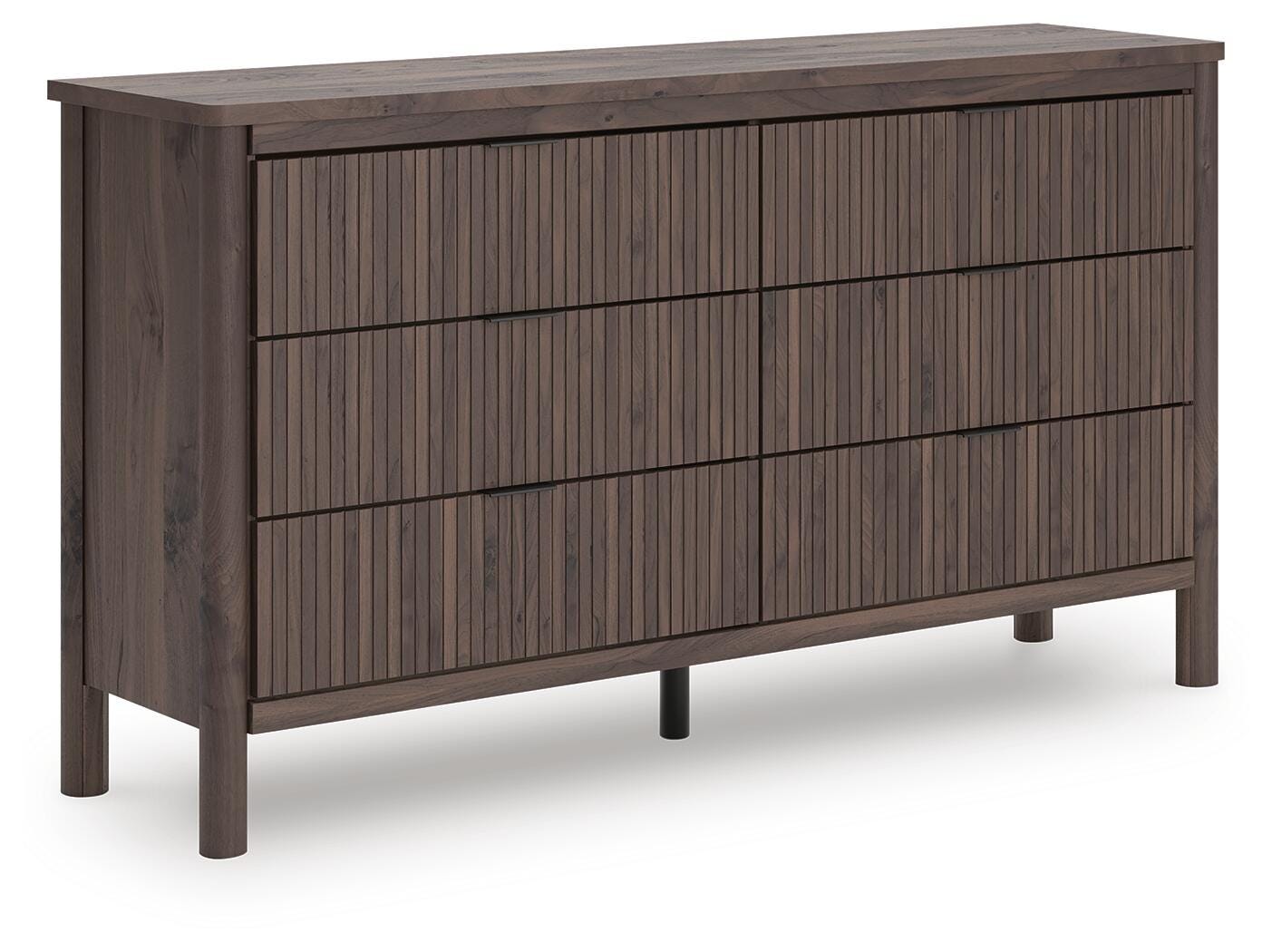 Dar Furniture - Ashley Furniture - Pamytta Dresser - Six Drawer Dresser / Brown - PCB2614-31