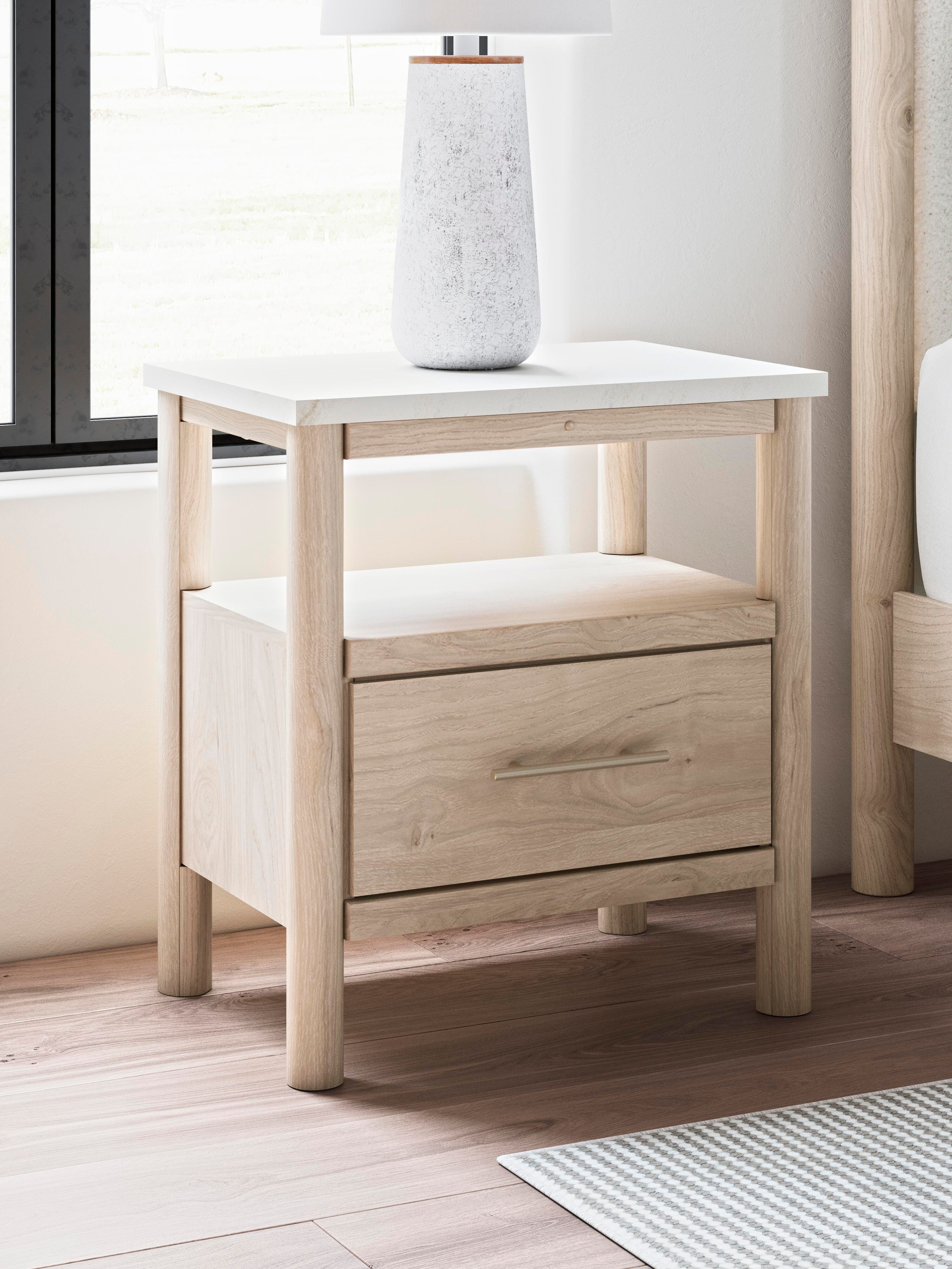 Dar Furniture - Ashley Furniture - Cadmori Nightstand - One Drawer Night Stand / Two-tone - B2615-91
