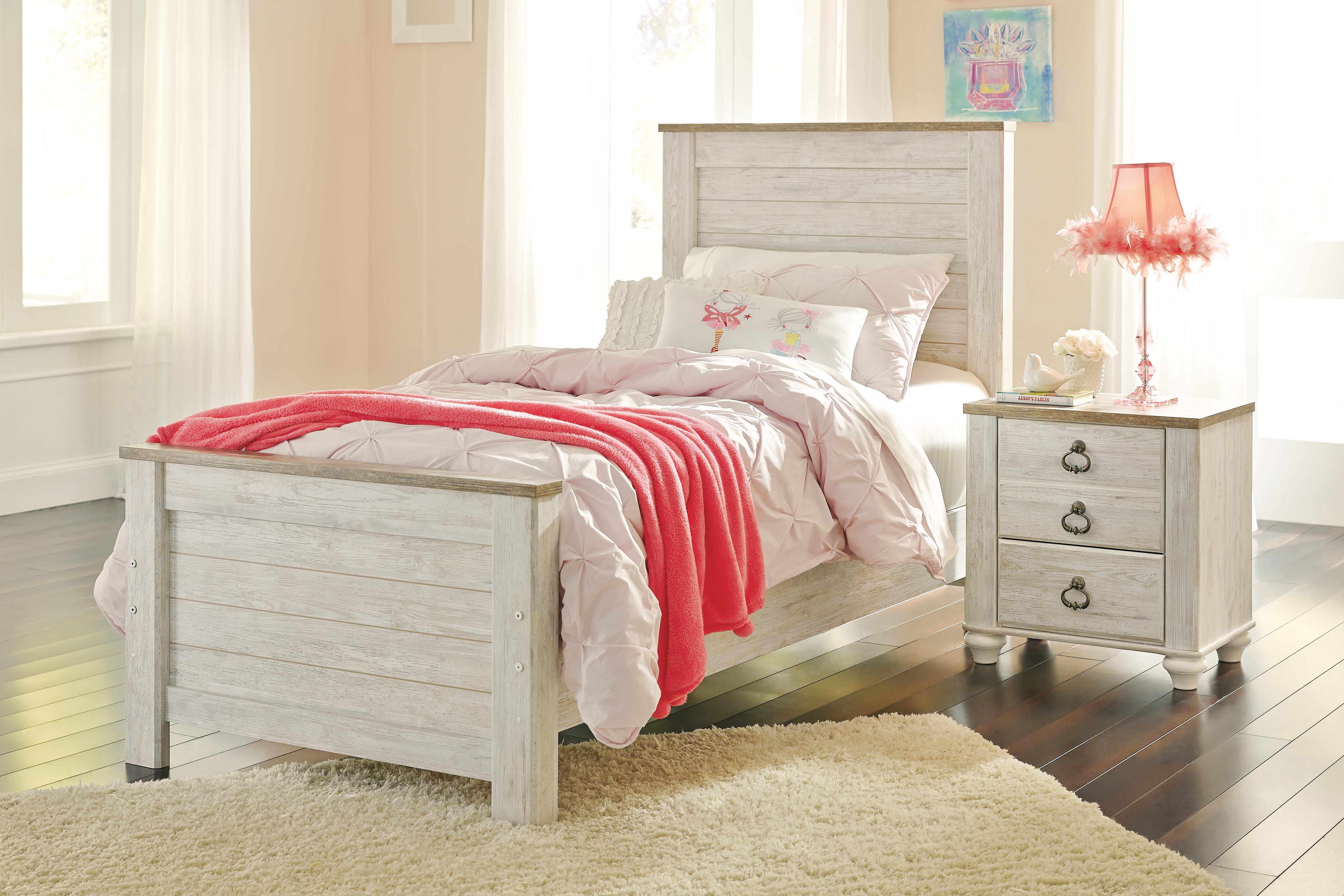 Willowton Twin Panel Bed