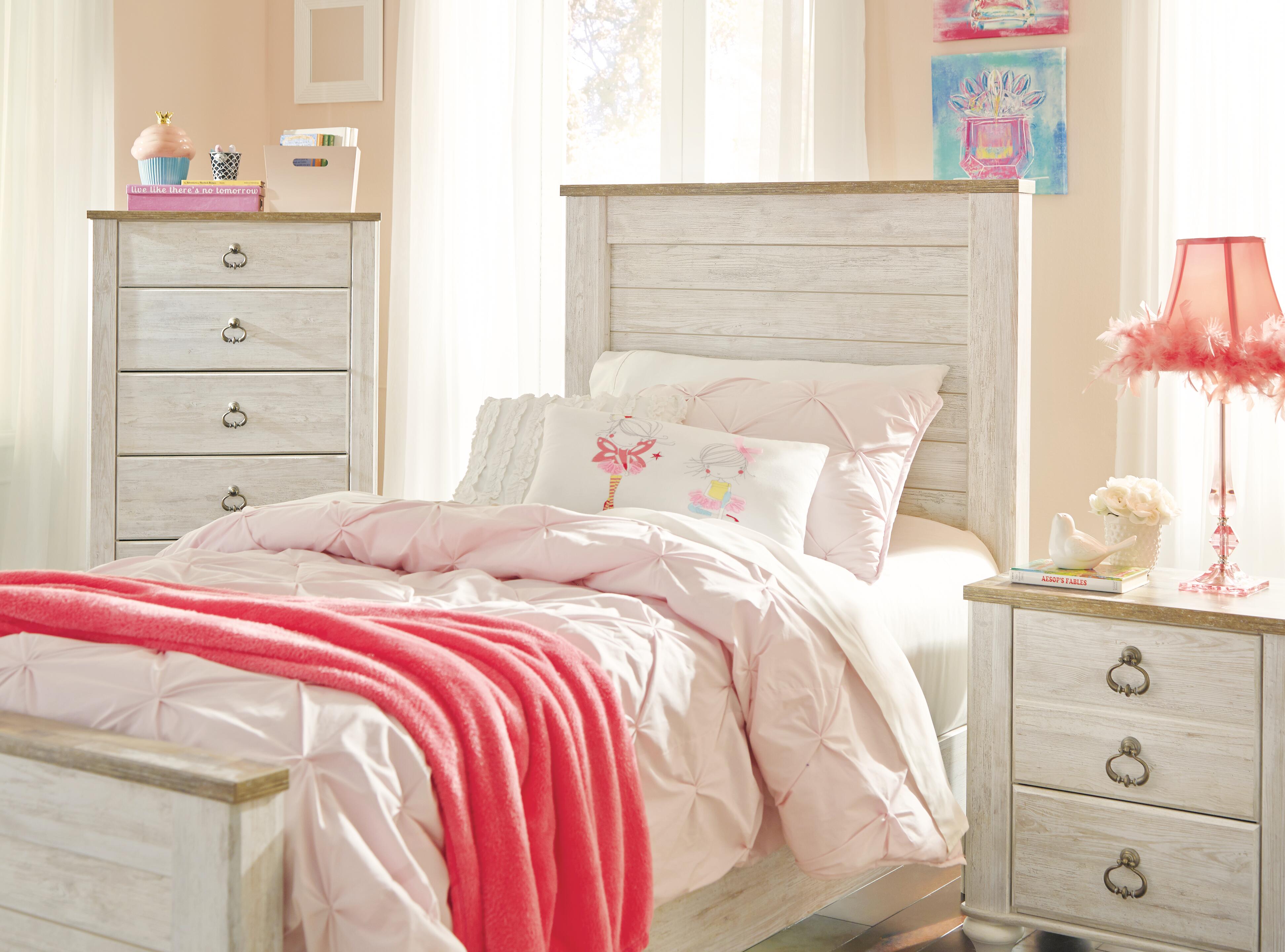 Willowton Twin Panel Bed