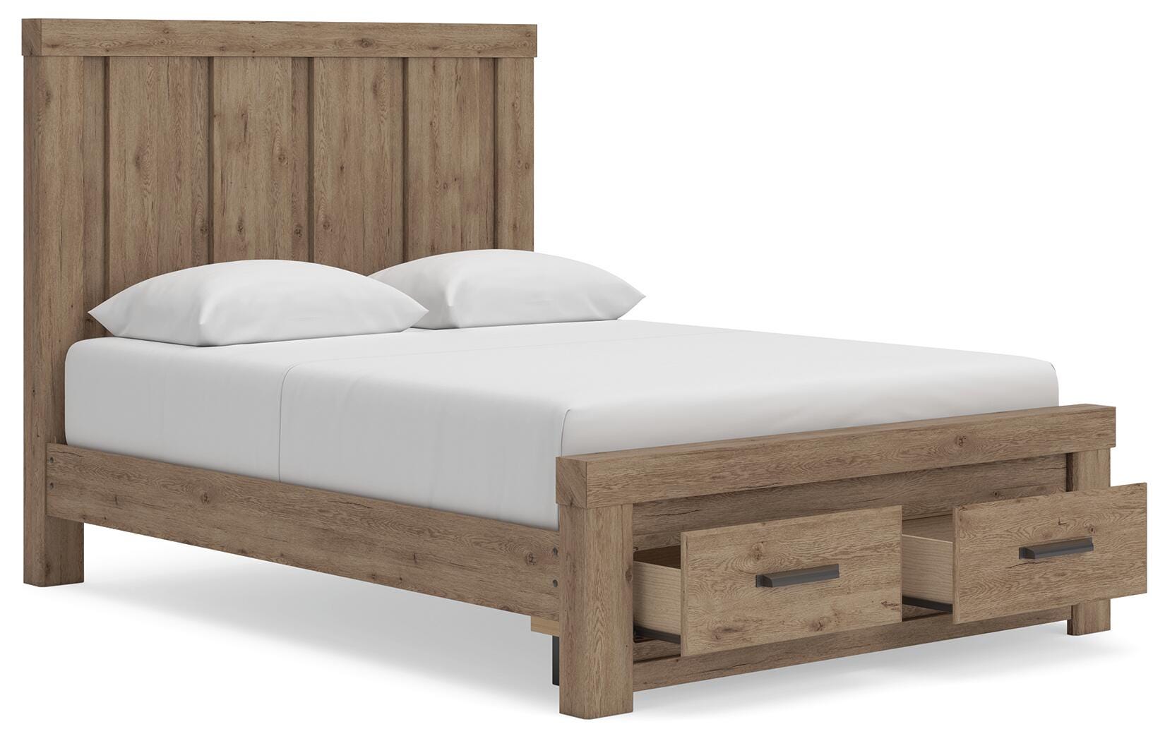 Oliandon Queen Panel Storage Bed