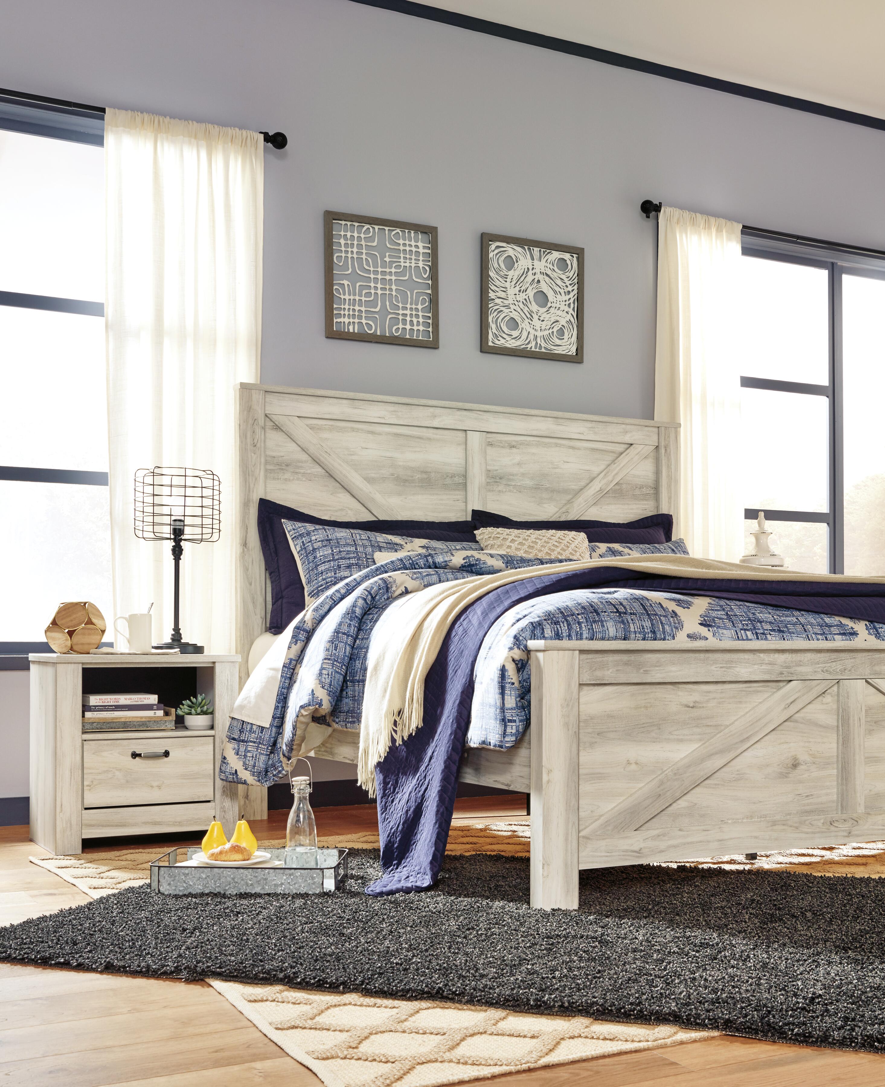 Bellaby King Crossbuck Panel Bed