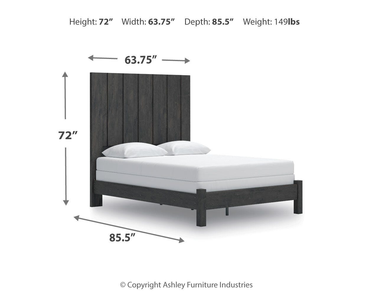 Fraluna Queen Panel Bed