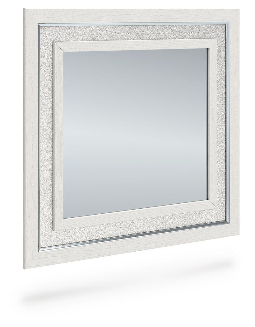Dar Furniture - Ashley Furniture - Zuraleus Bedroom Mirror - Bedroom Mirror / White - PCB3381-36