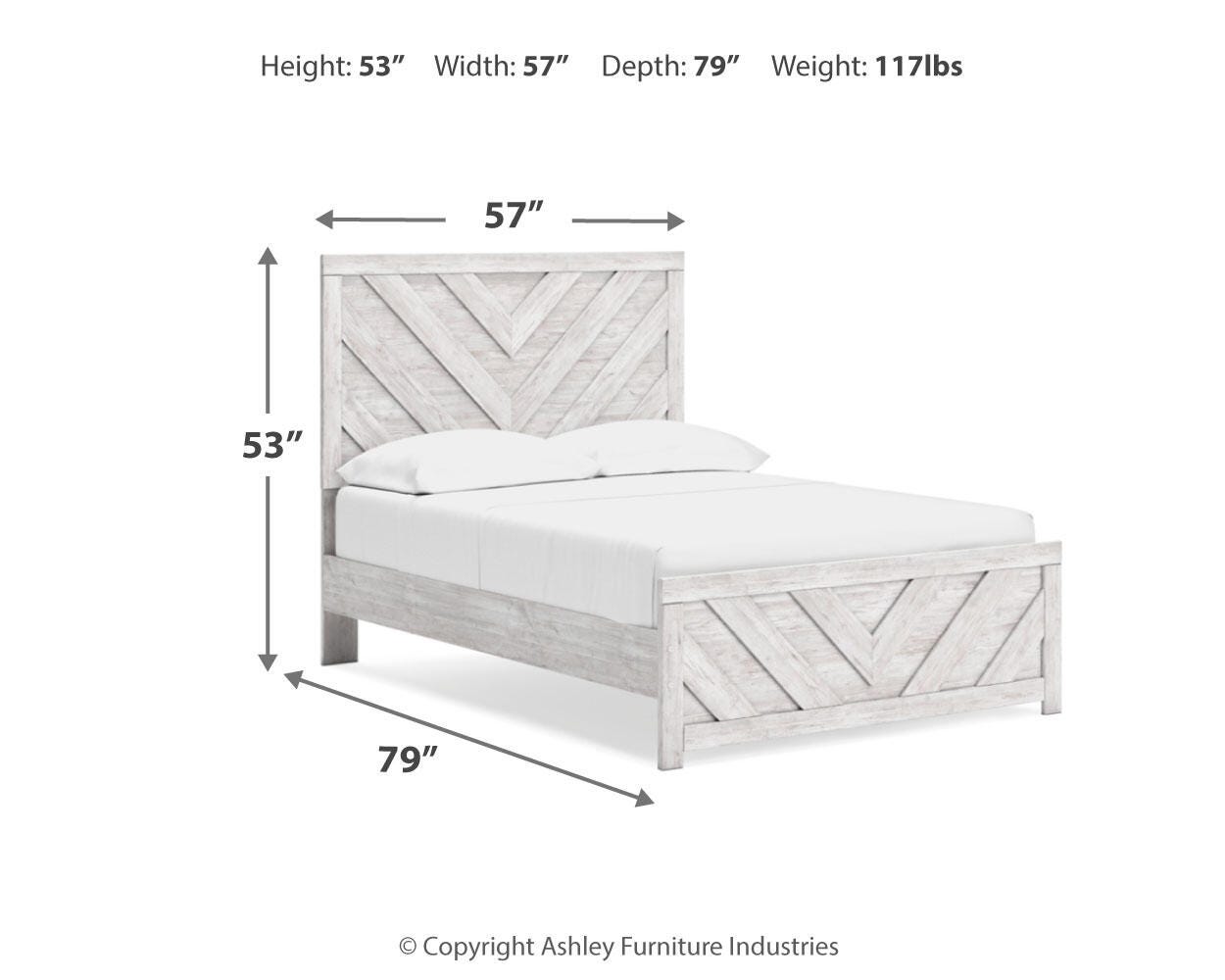 Cayboni Full Panel Bed