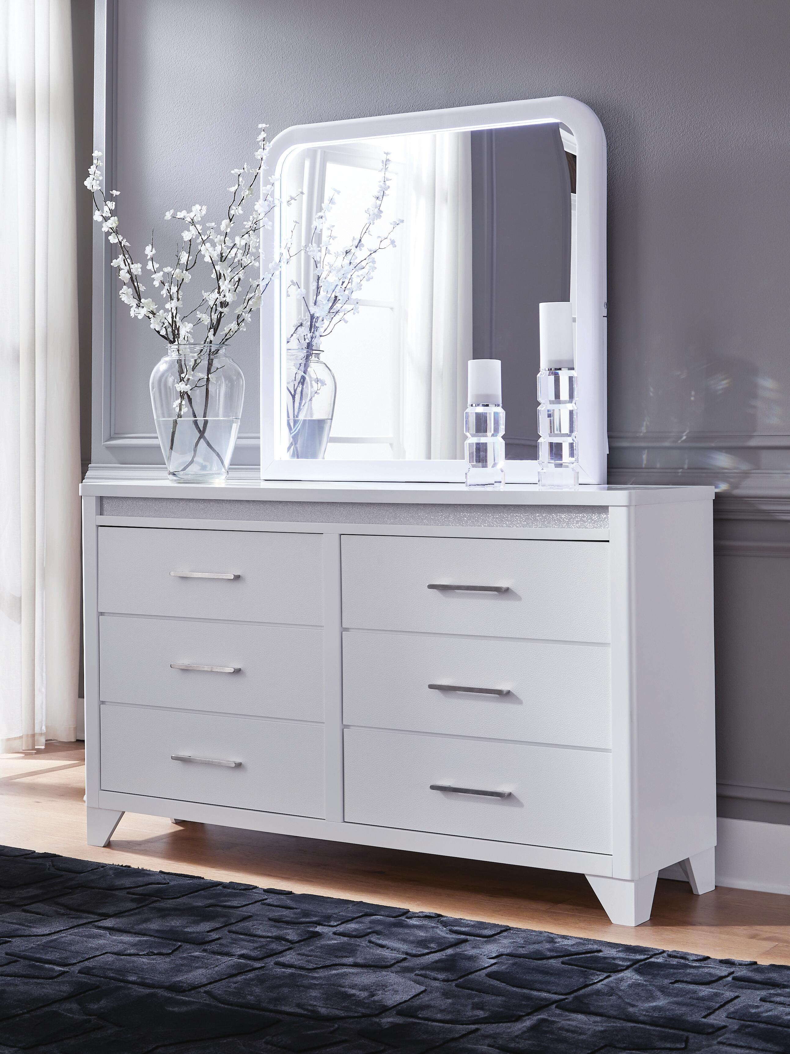 Dar Furniture - Ashley Furniture - Jarlee Dresser and Mirror - Dresser and Mirror - PCB392B1