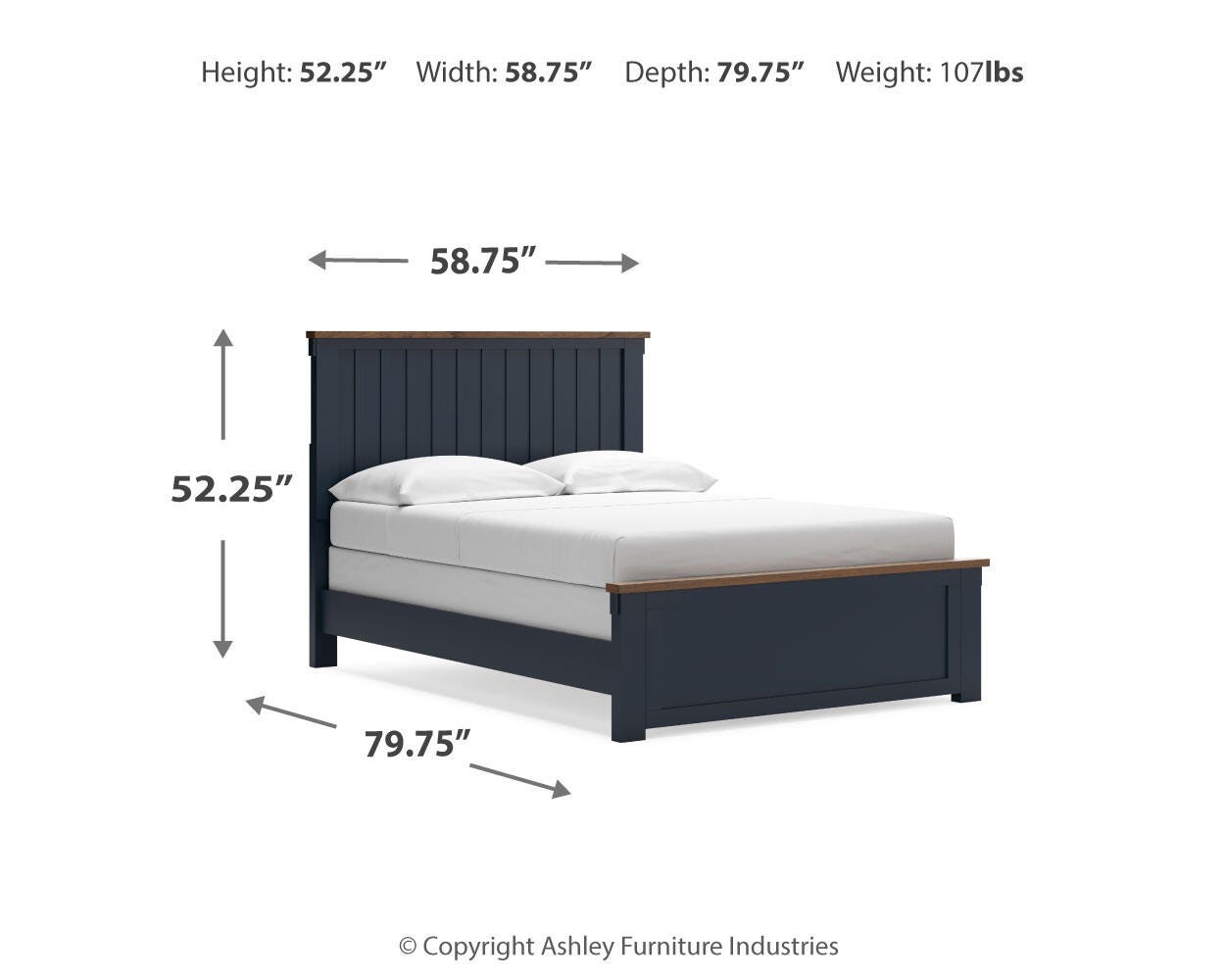 Landocken Full Panel Bed