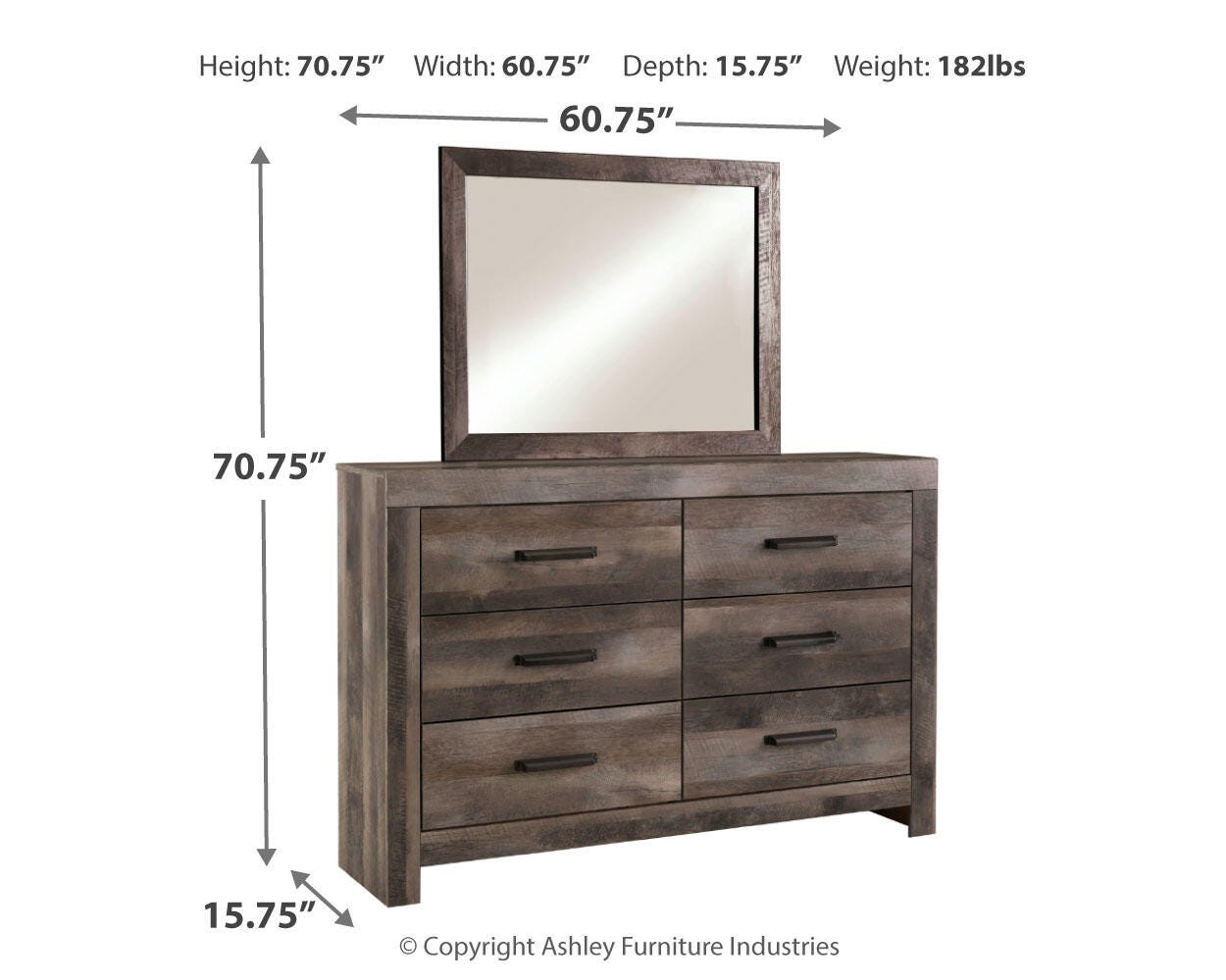 Wynnlow Dresser and Mirror