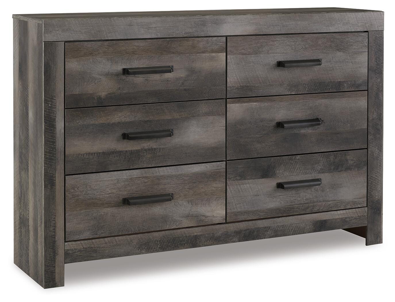 Dar Furniture - Ashley Furniture - Wynnlow Dresser - Six Drawer Dresser / Gray - B440-31