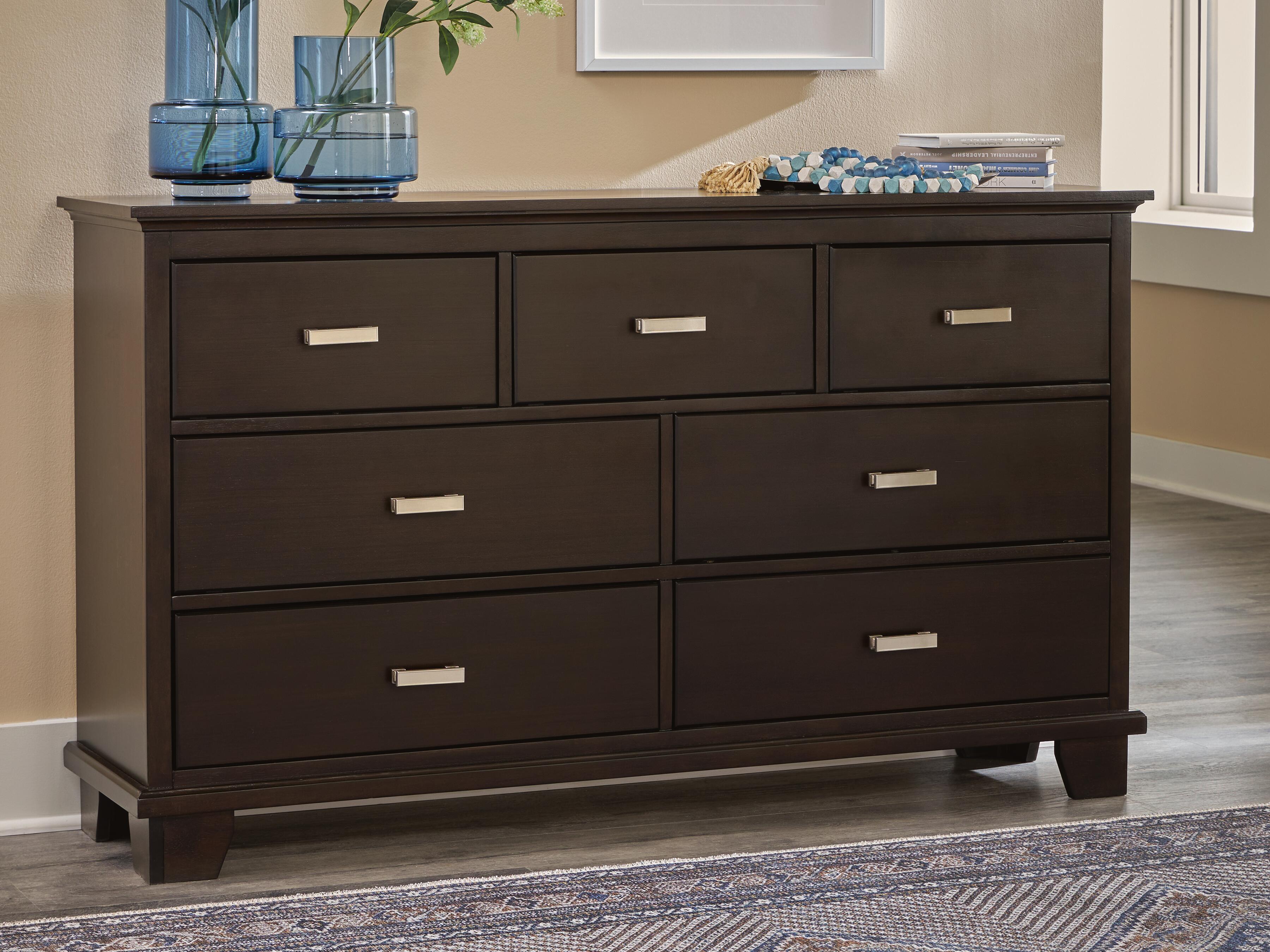 Dar Furniture - Ashley Furniture - Covetown Dresser - Dresser / Dark Brown - B441-31