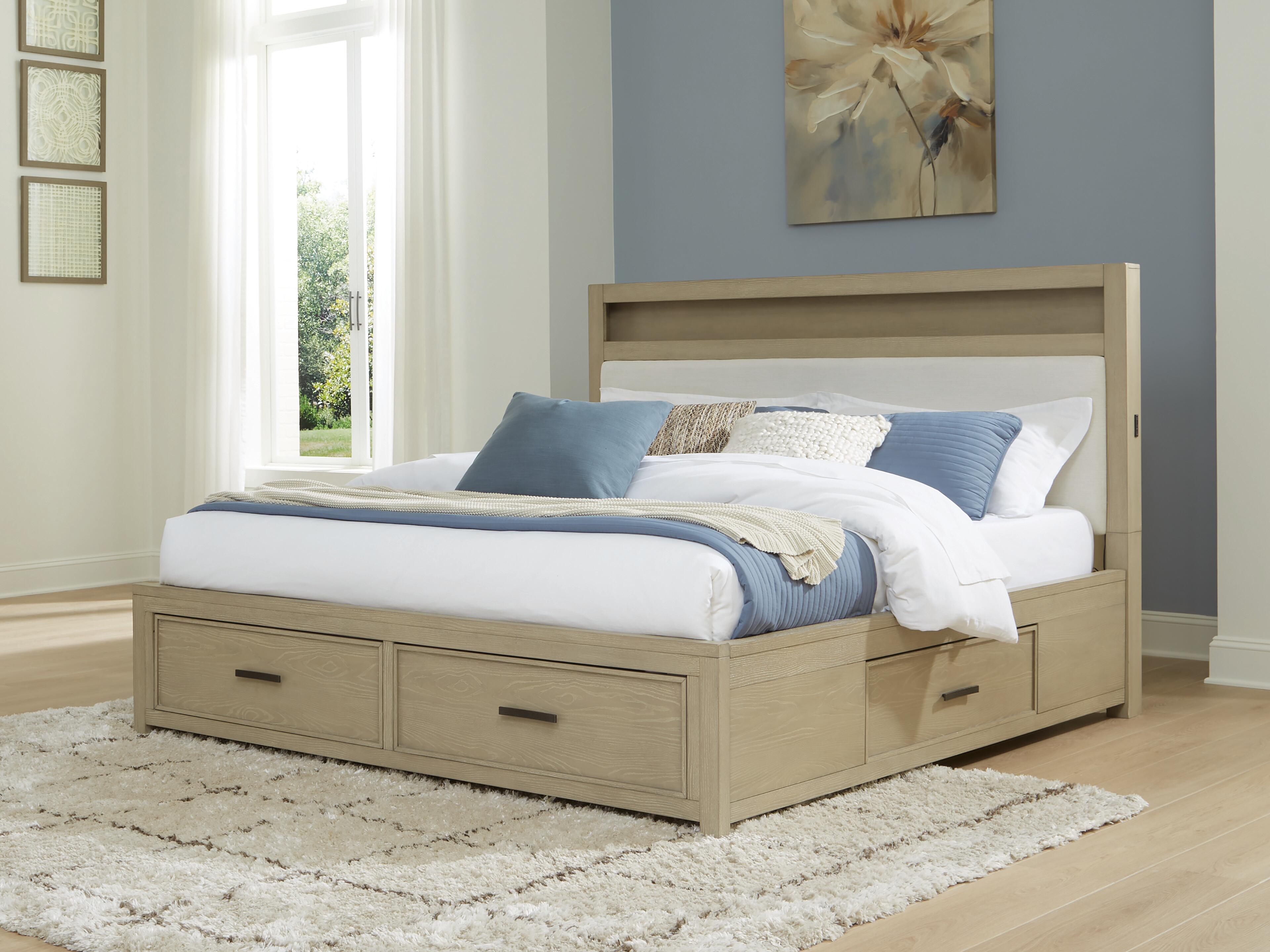 Calmoro California King Bookcase Bed
