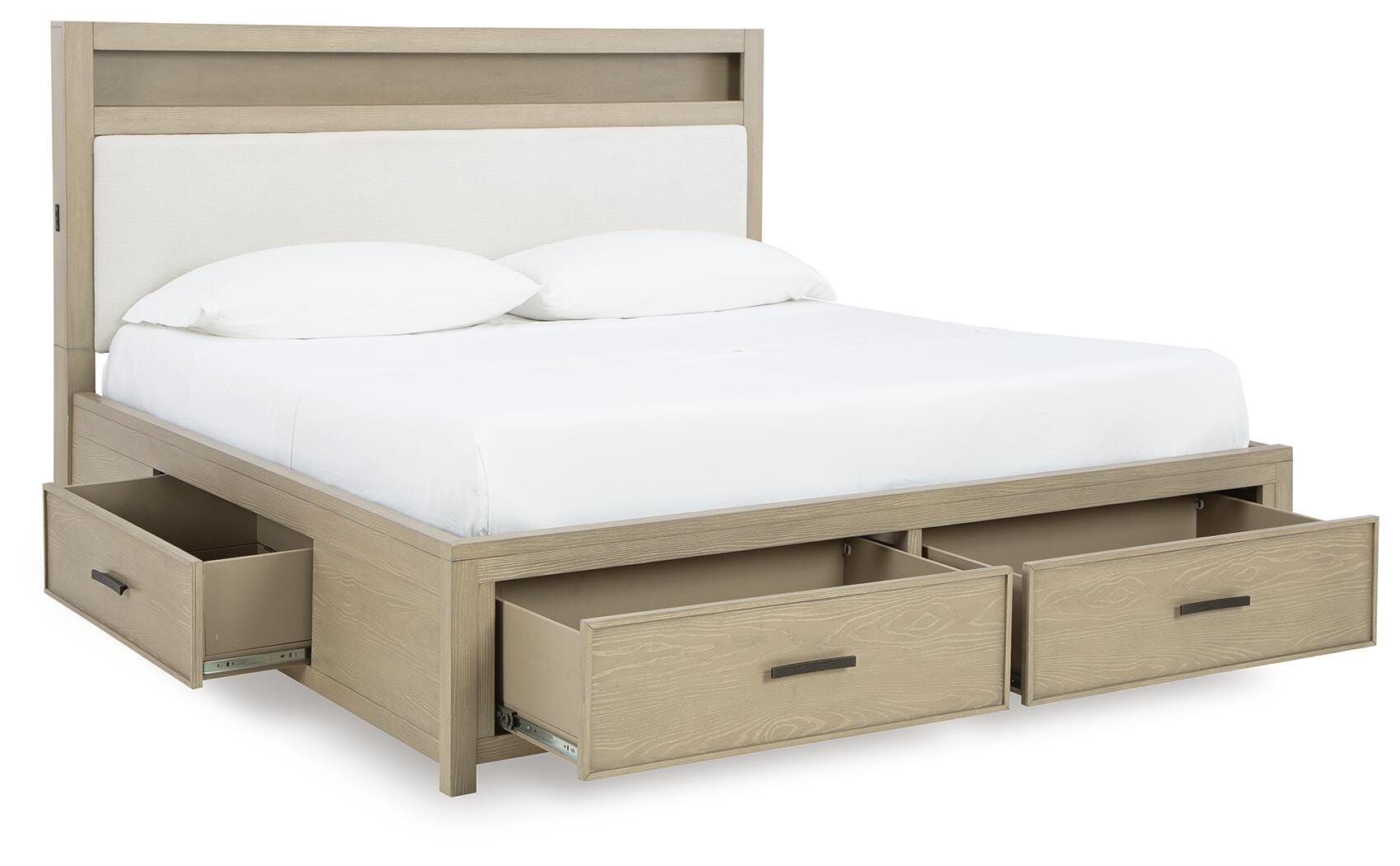 Calmoro King Bookcase Bed