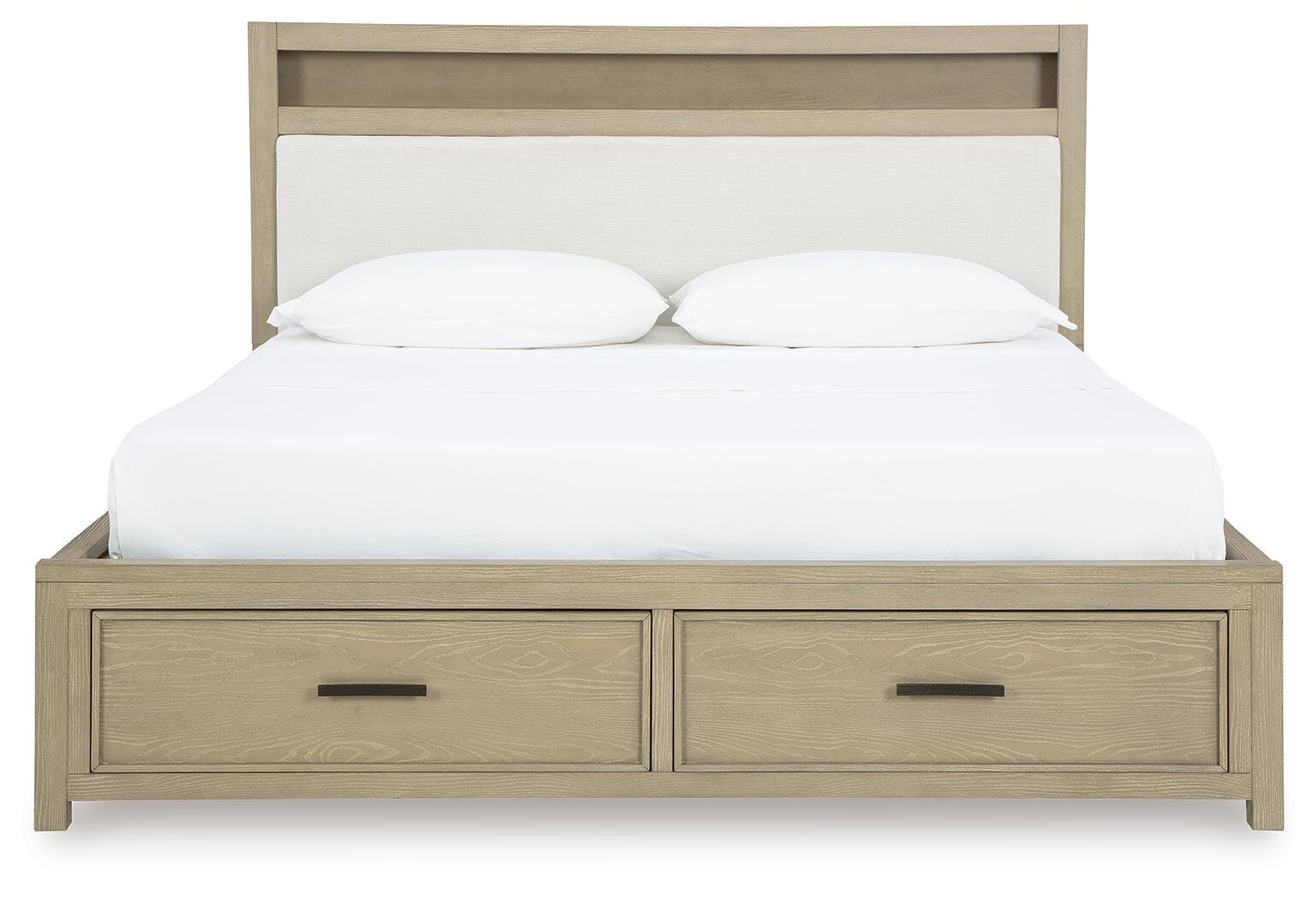 Calmoro California King Bookcase Bed