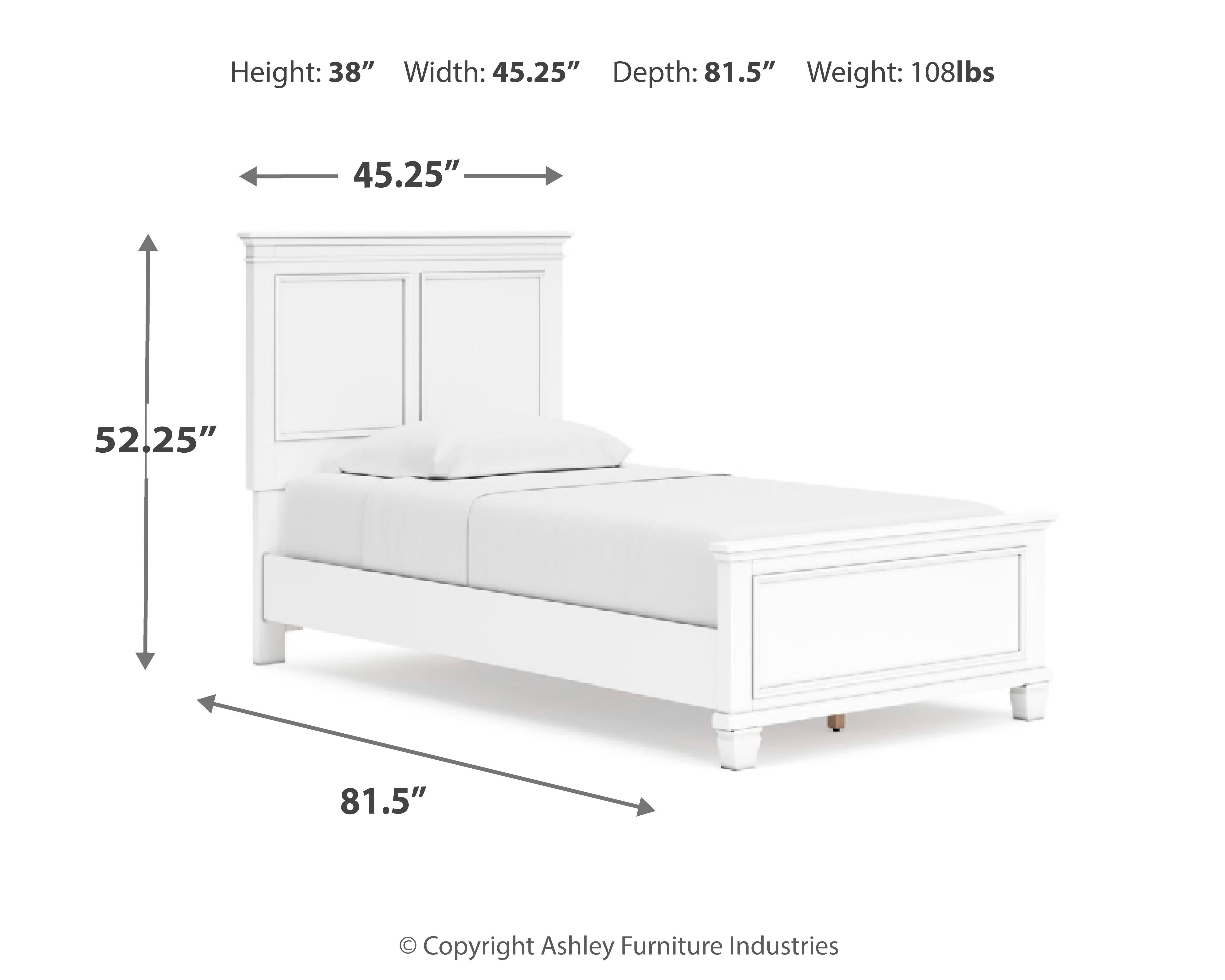 Fortman Twin Panel Bed