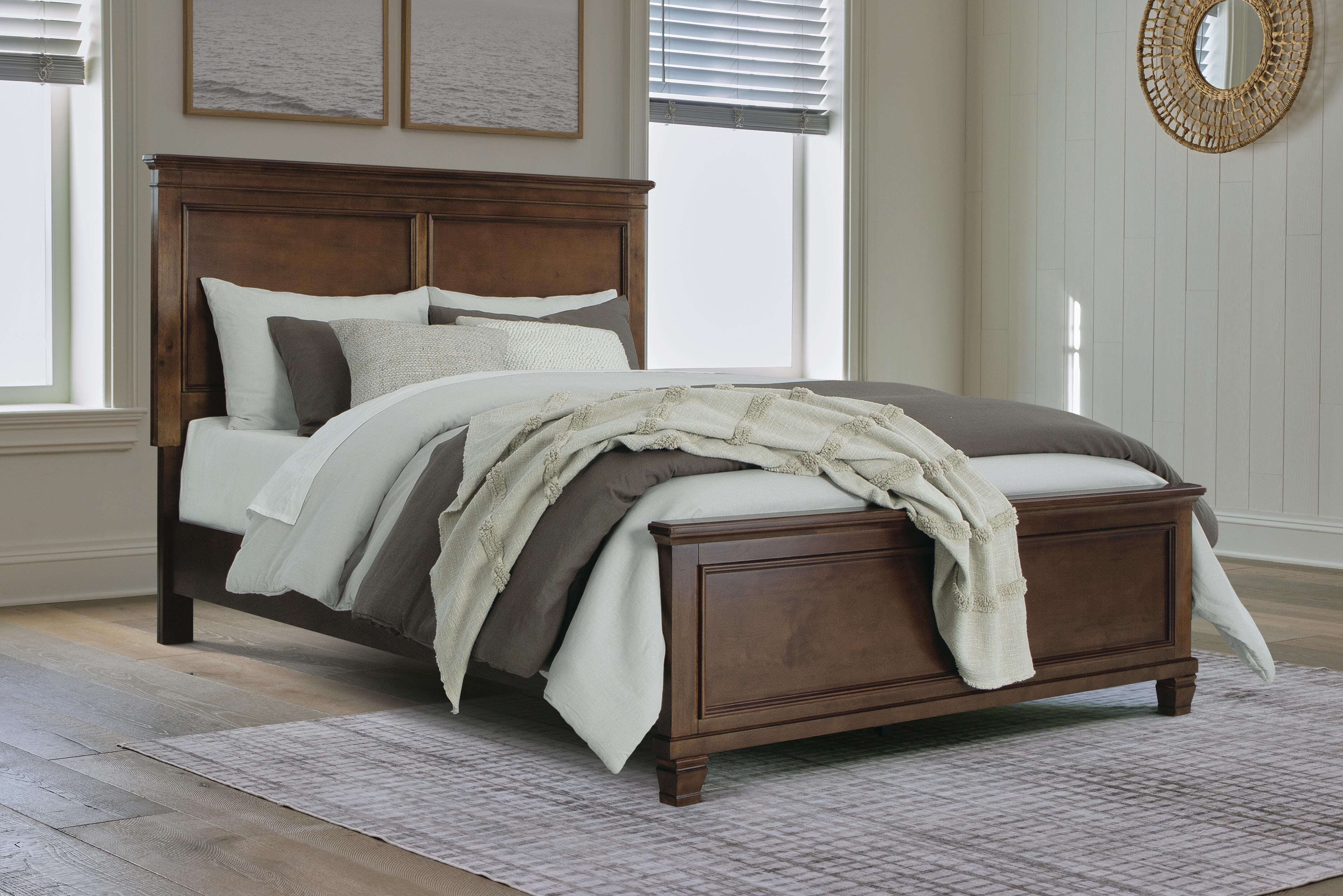 Dar Furniture - Ashley Furniture - Danabrin Queen Panel Bed - Queen Panel Bed / Brown - B685B2