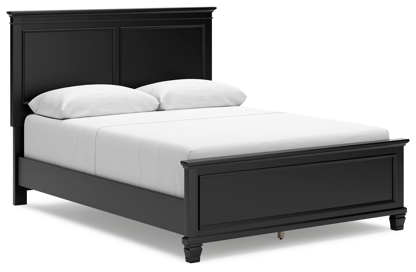 Dar Furniture - Ashley Furniture - Lanolee Queen Panel Bed - Queen Panel Bed / Black - B687B6