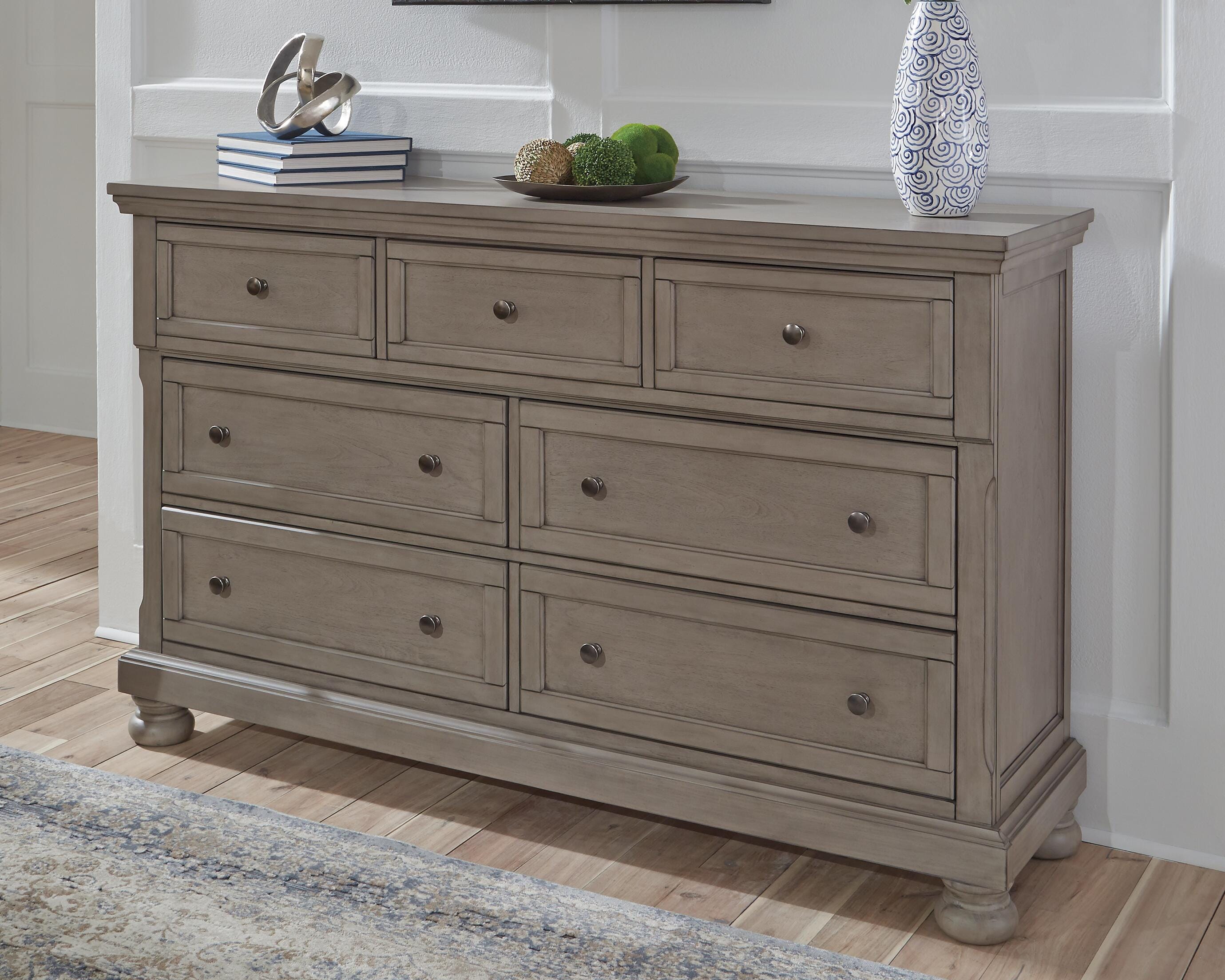 Dar Furniture - Ashley Furniture - Lettner Dresser - Dresser / Light Gray - B733-31