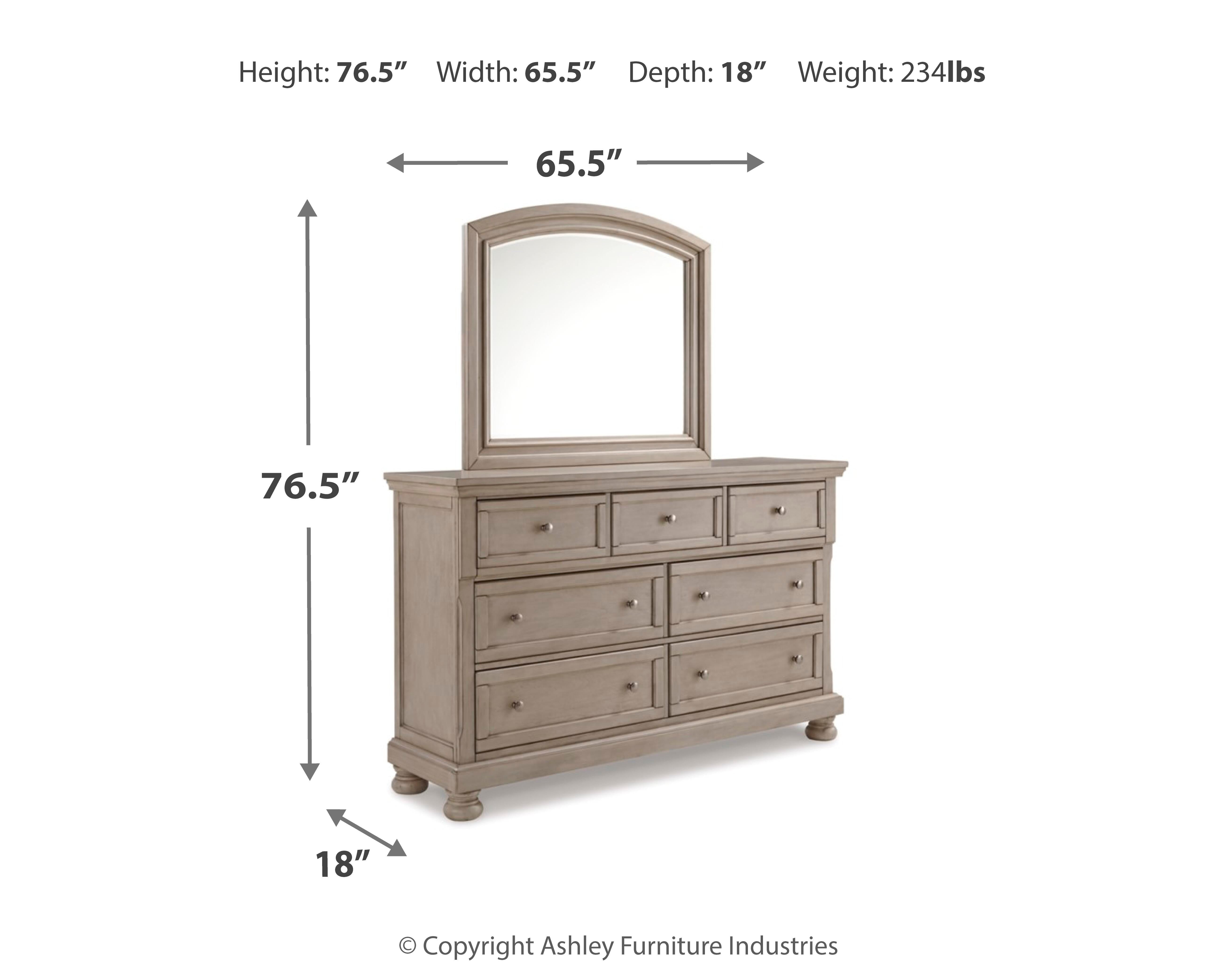 Lettner Dresser and Mirror