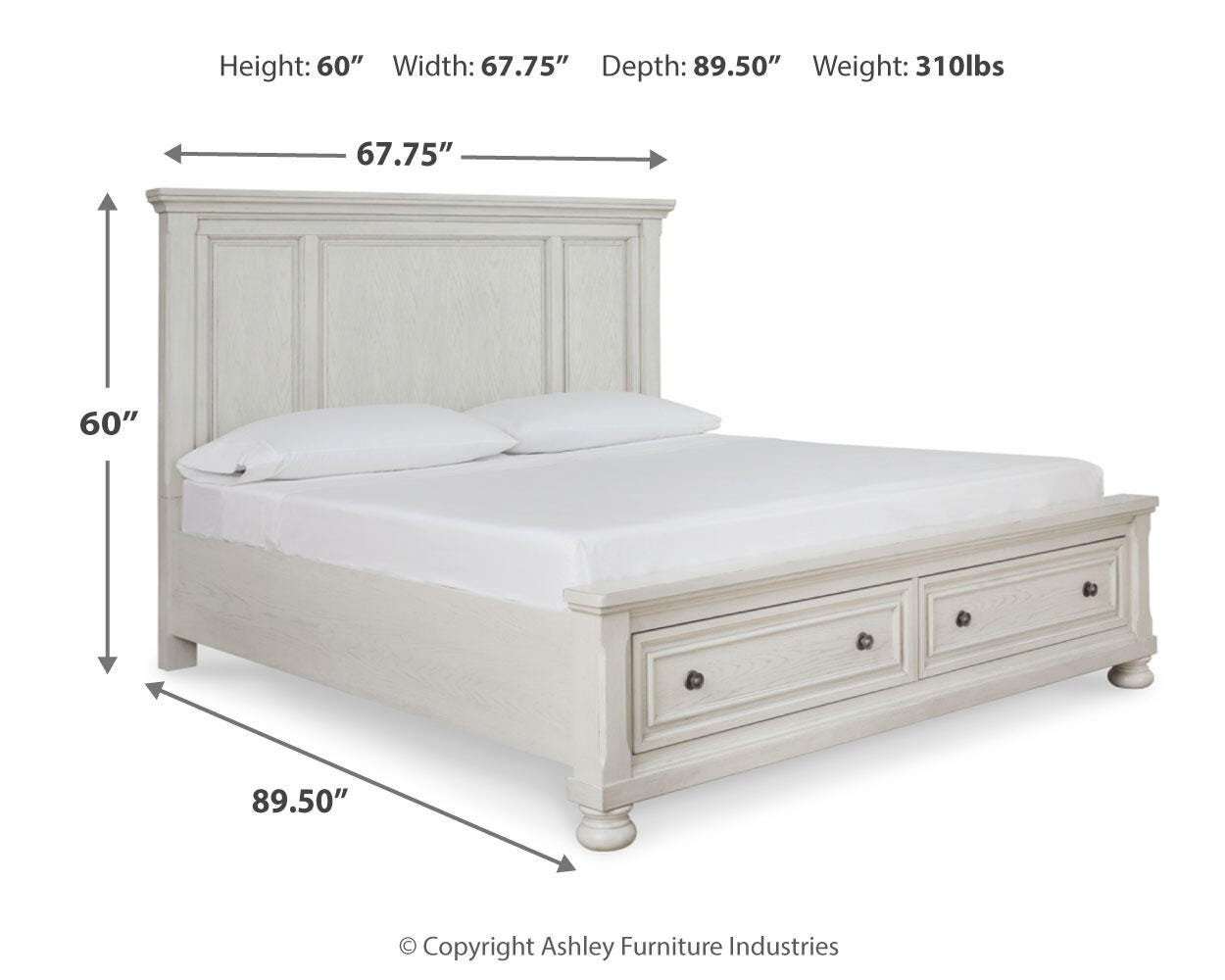 Robbinsdale Queen Panel Storage Bed