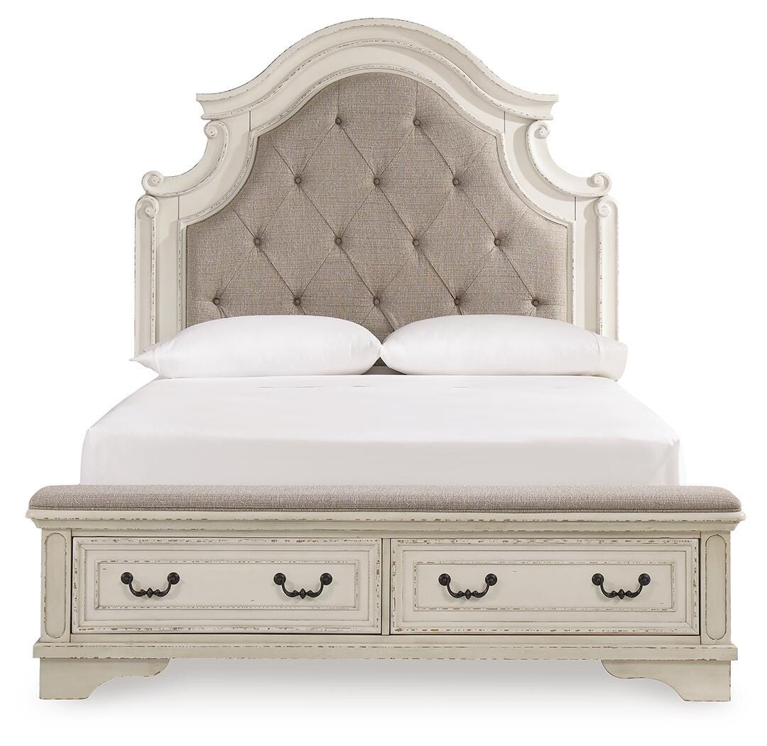 Realyn Queen Upholstered Storage Bed