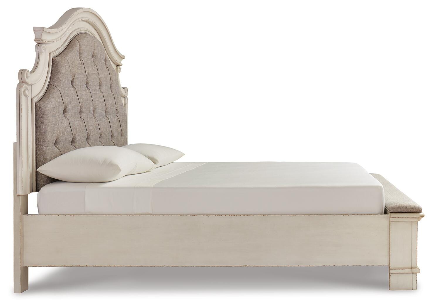 Realyn California King Upholstered Storage Bed