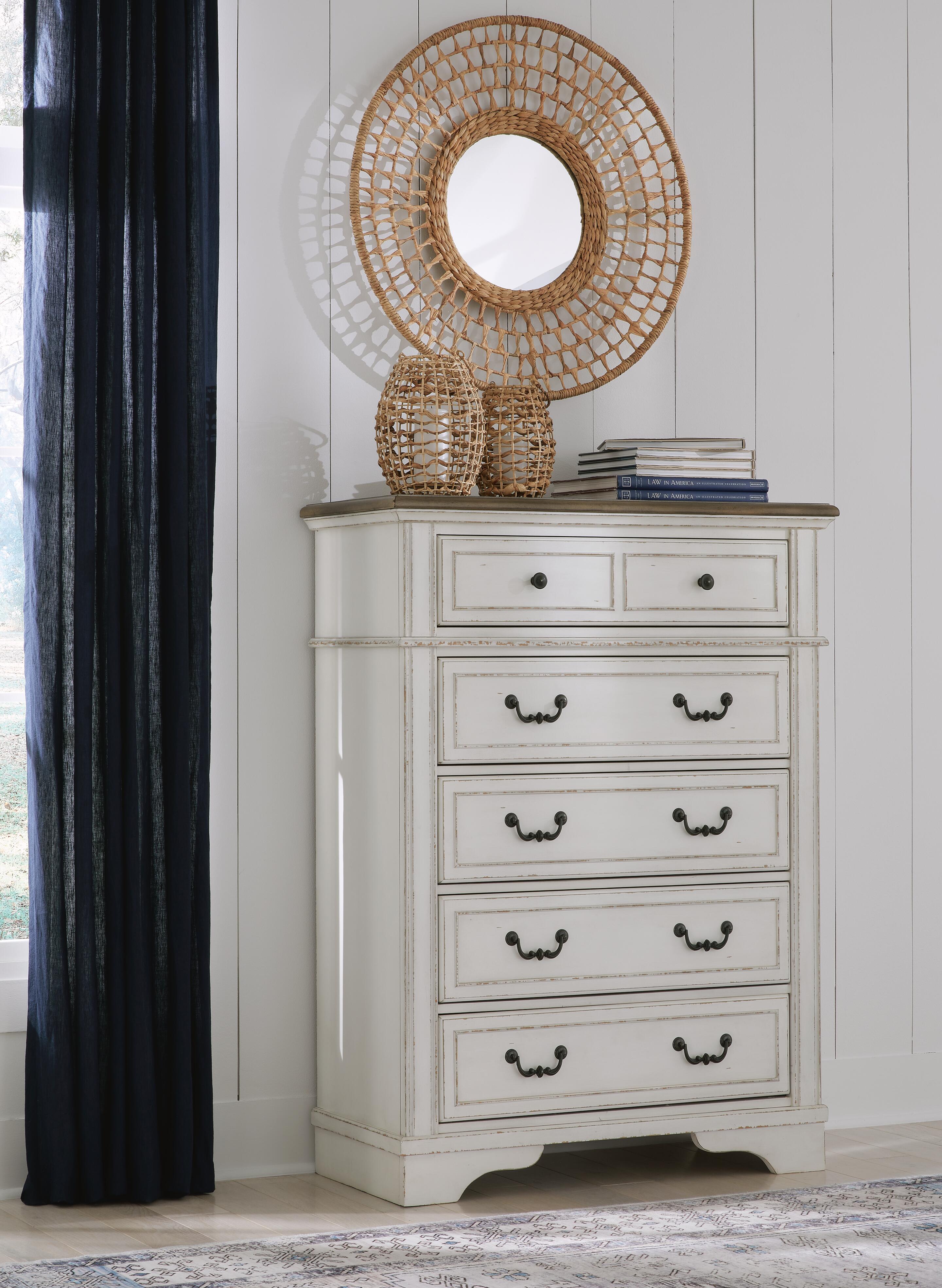Dar Furniture - Ashley Furniture - Blendon Chest of Drawers - Five Drawer Chest / Two-tone - B747-46