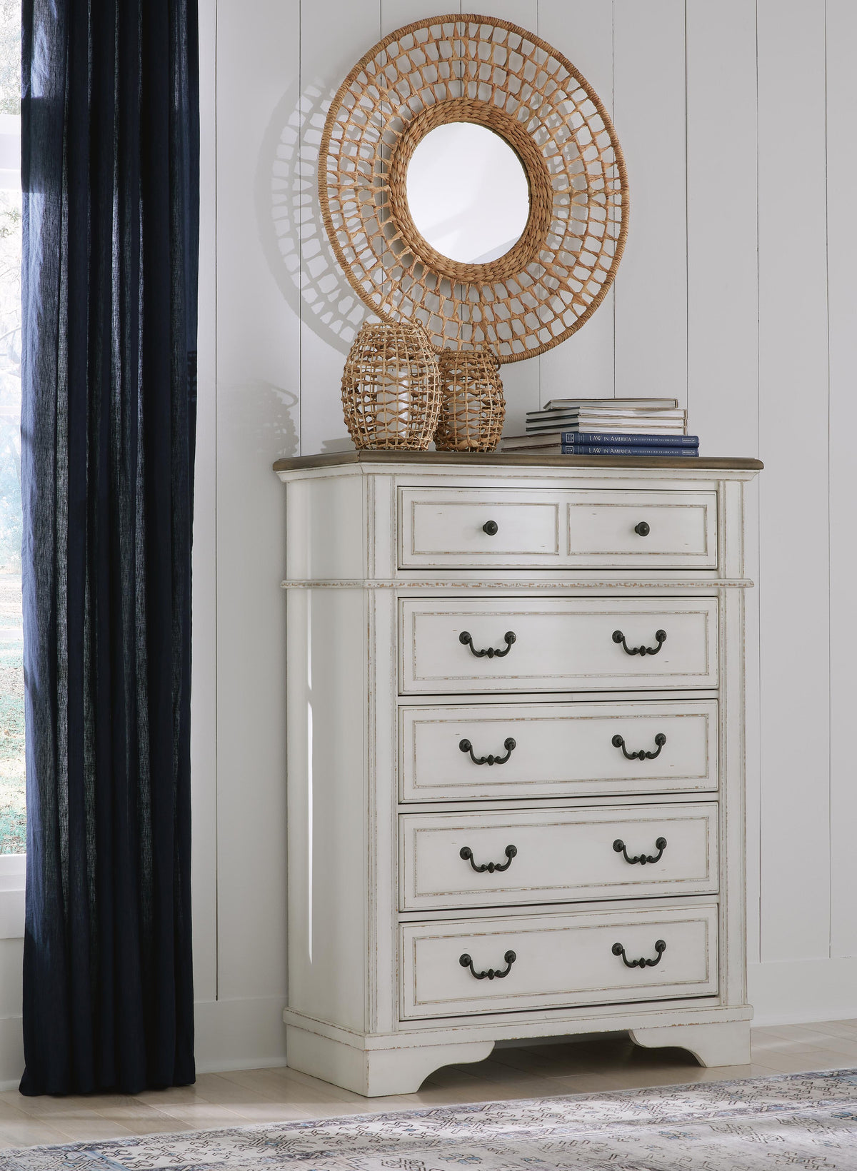 Dar Furniture - Ashley Furniture - Blendon Chest of Drawers - Five Drawer Chest / Two-tone - B747-46