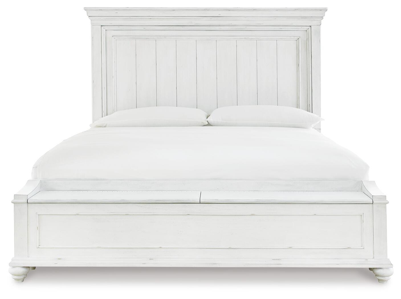 Kanwyn Queen Panel Bed with Storage Bench