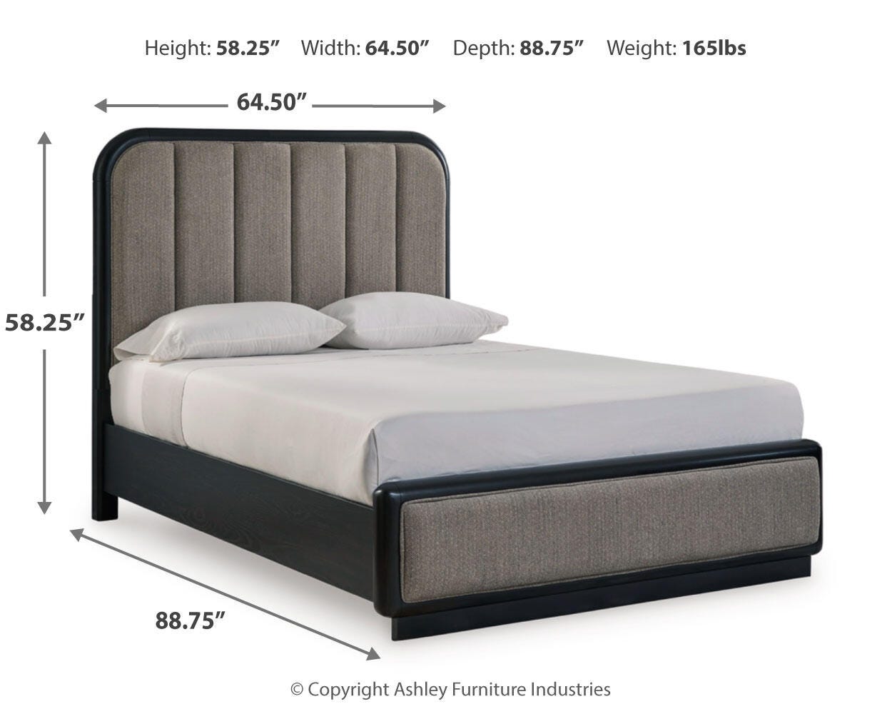 Rowanbeck Queen Upholstered Panel Bed