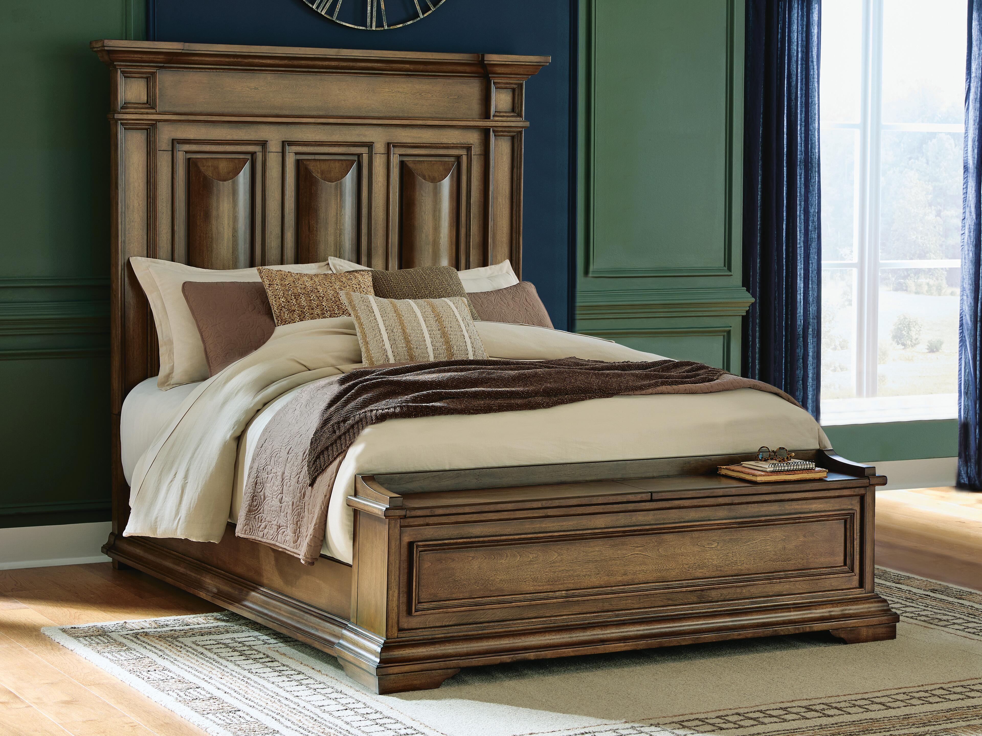 Dar Furniture - Ashley Furniture - Frantanna Queen Panel Storage Bed - Queen Panel Storage Bed - PCB949B4