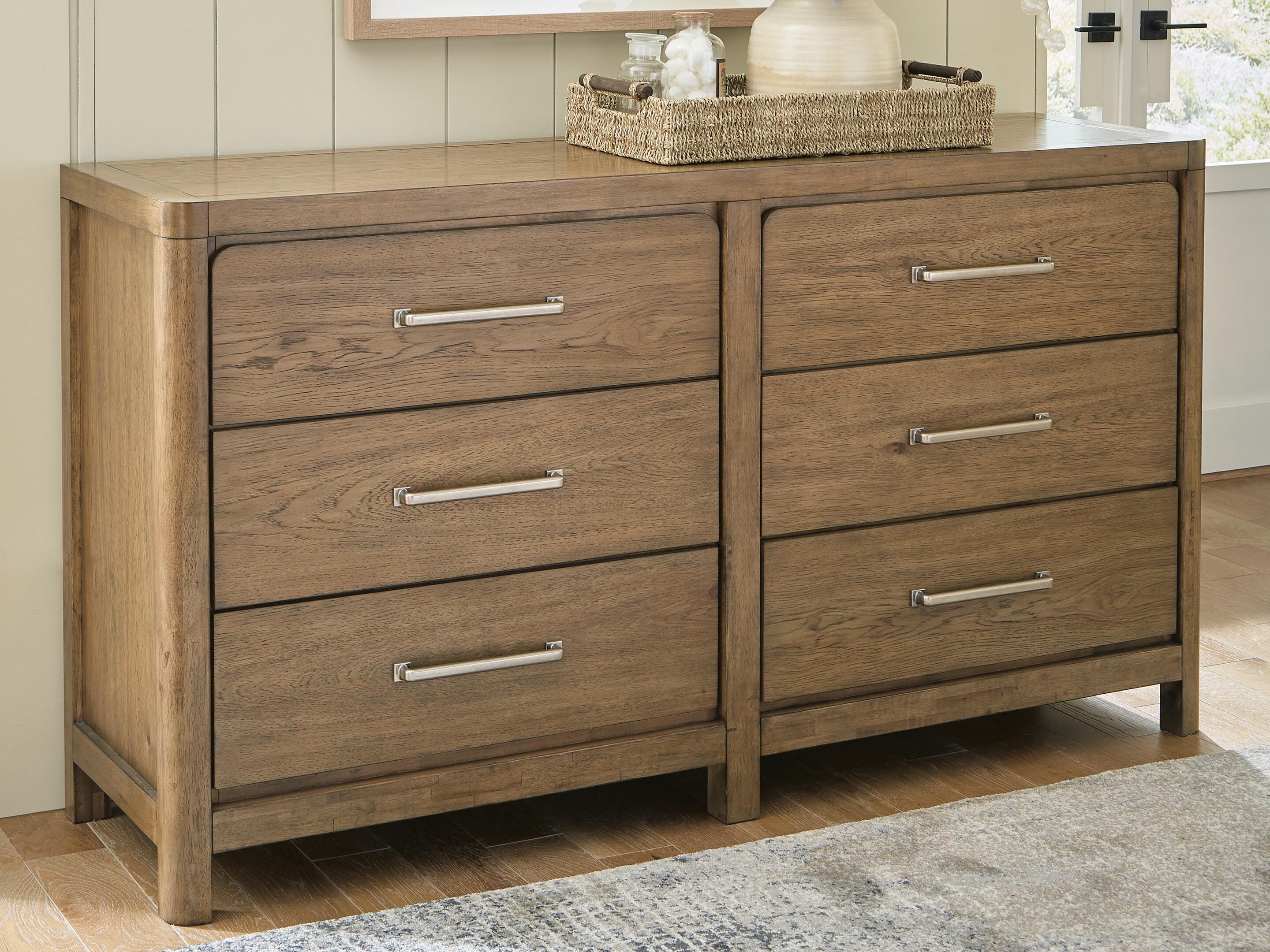 Dar Furniture - Ashley Furniture - Cabalynn Dresser - Dresser / Light Brown - B974-31