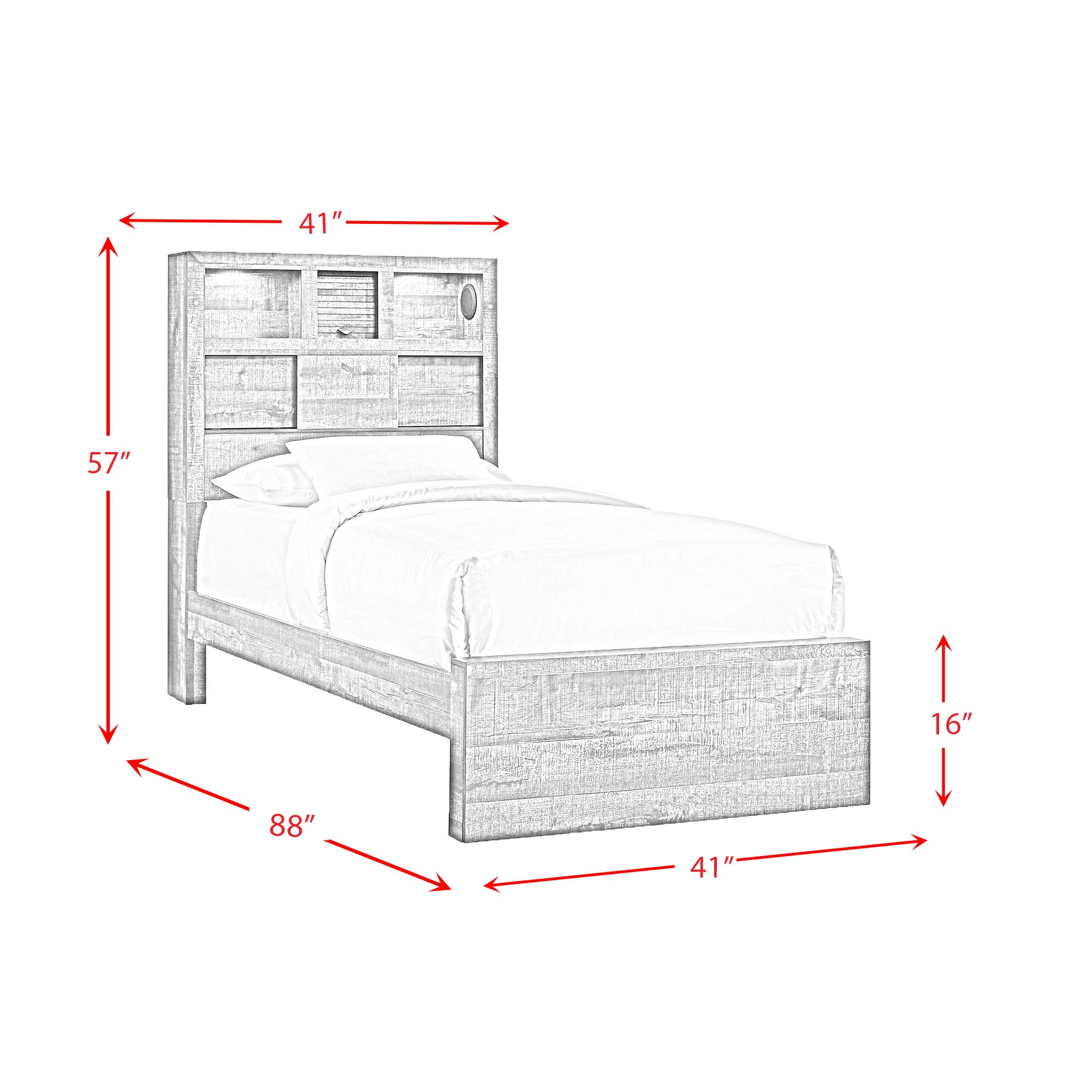 Bailey Drift Twin Music Bed