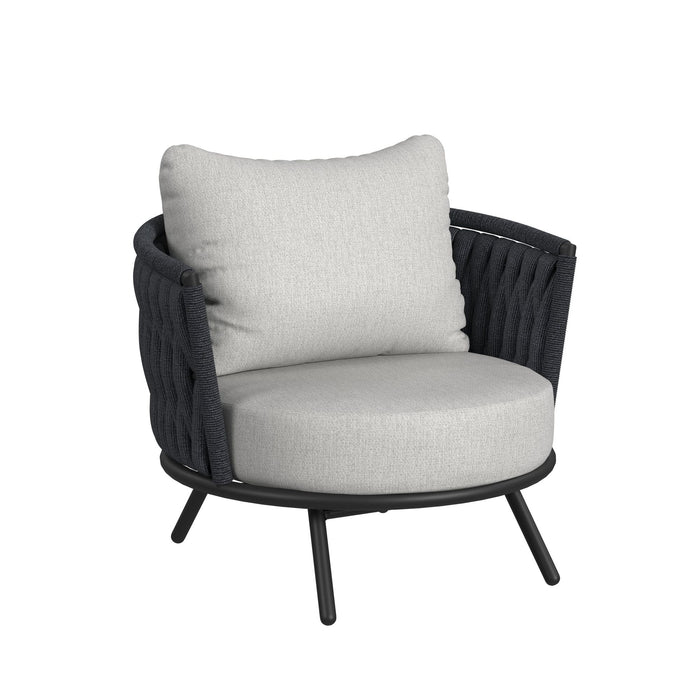 Bali Chairs with Olefin Grey in Dark Grey (2 Per Carton)