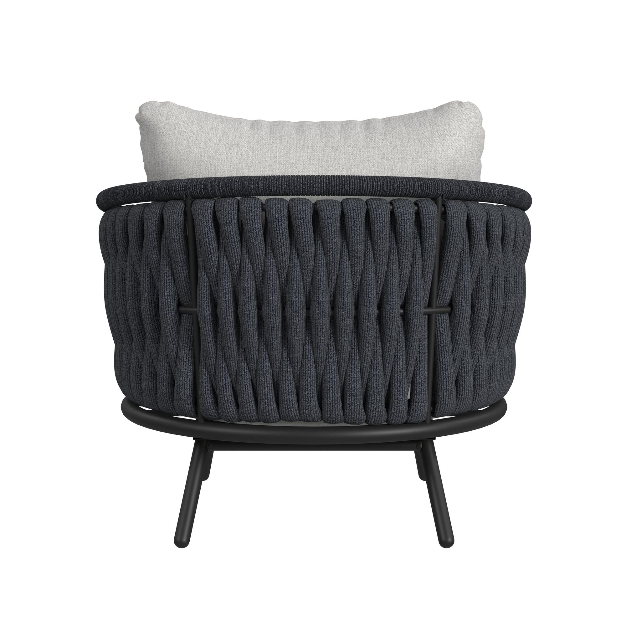 Bali Chairs with Olefin Grey in Dark Grey (2 Per Carton)